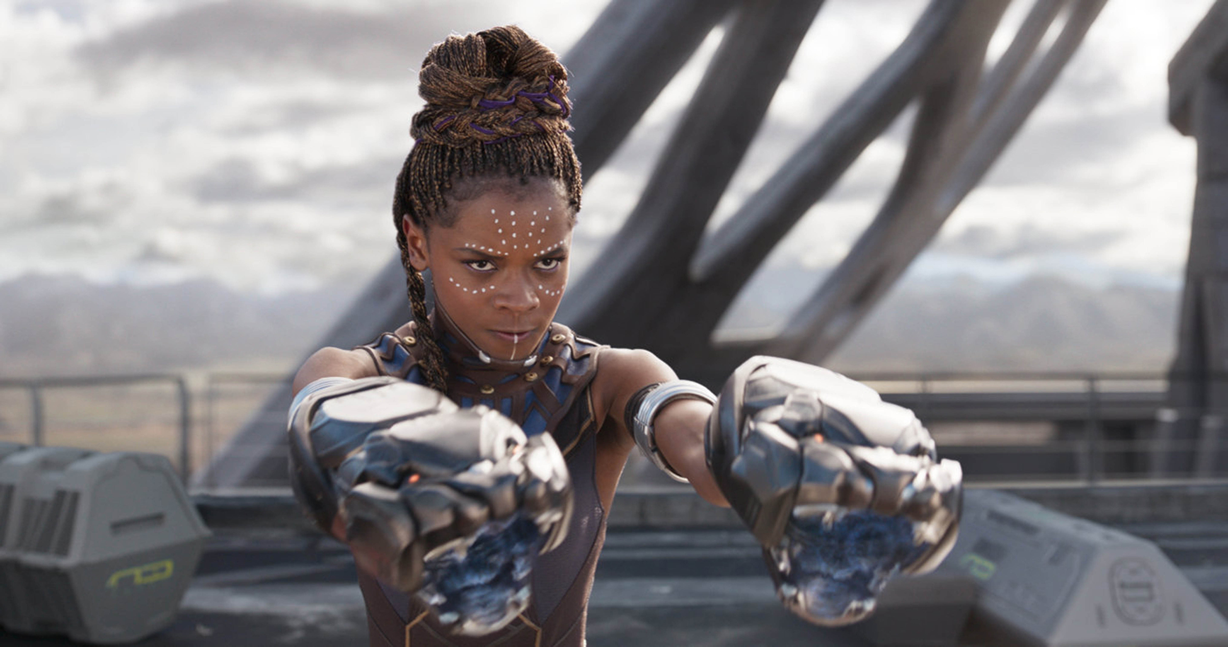 Letitia Wright as Shuri in "Black Panthe