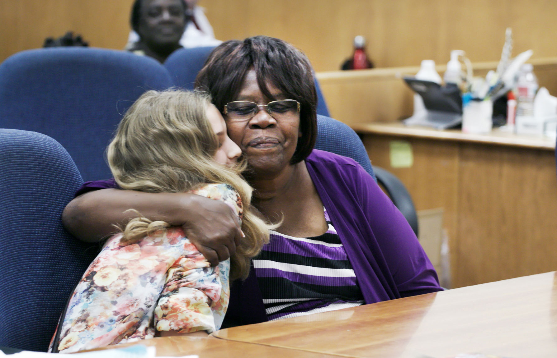 Earcylene Beavers with foster daughter Sydney