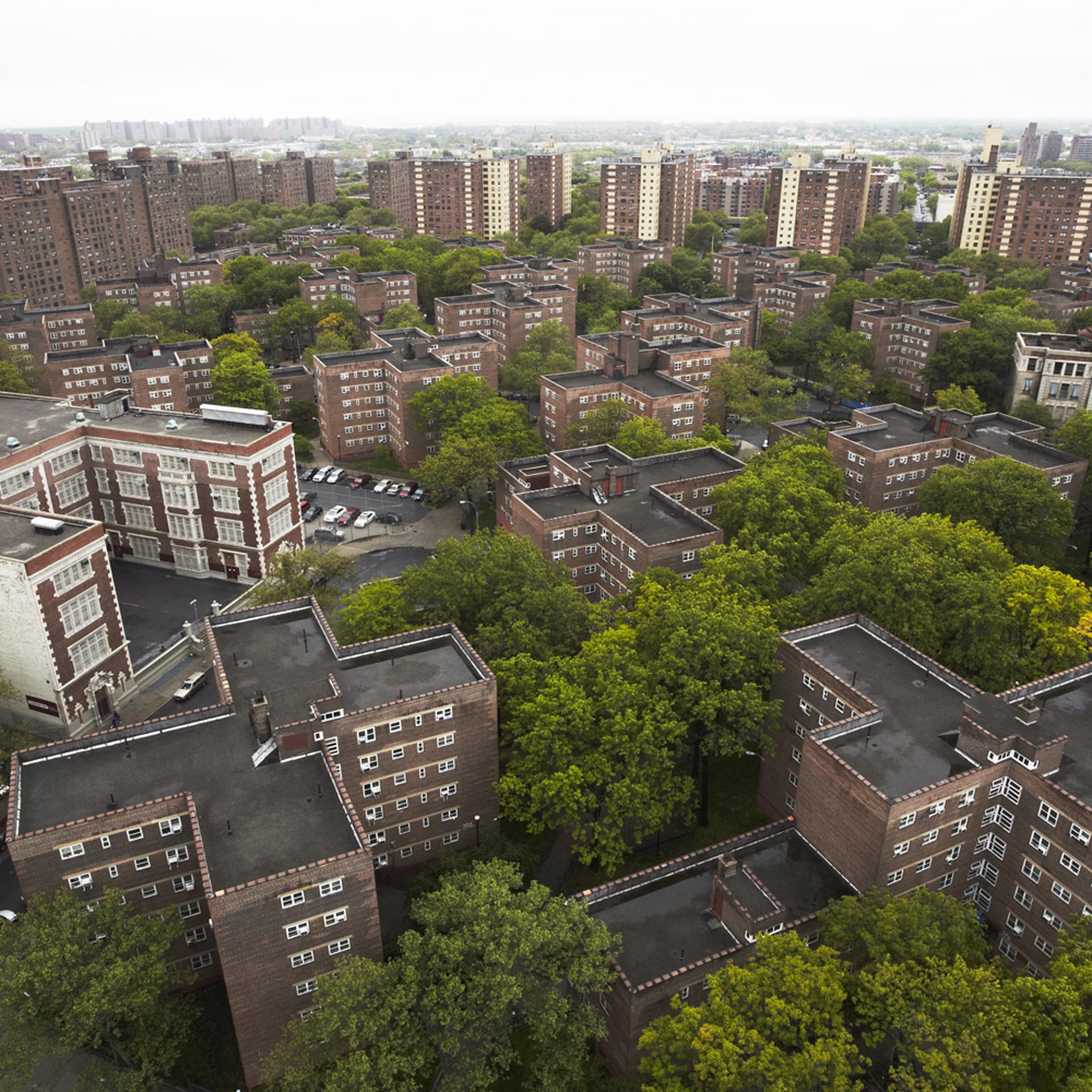 Brownsville has the highest concentration of public housing in the nation. Within one square mile, the community comprises more than 873 stories in over 100 different buildings.