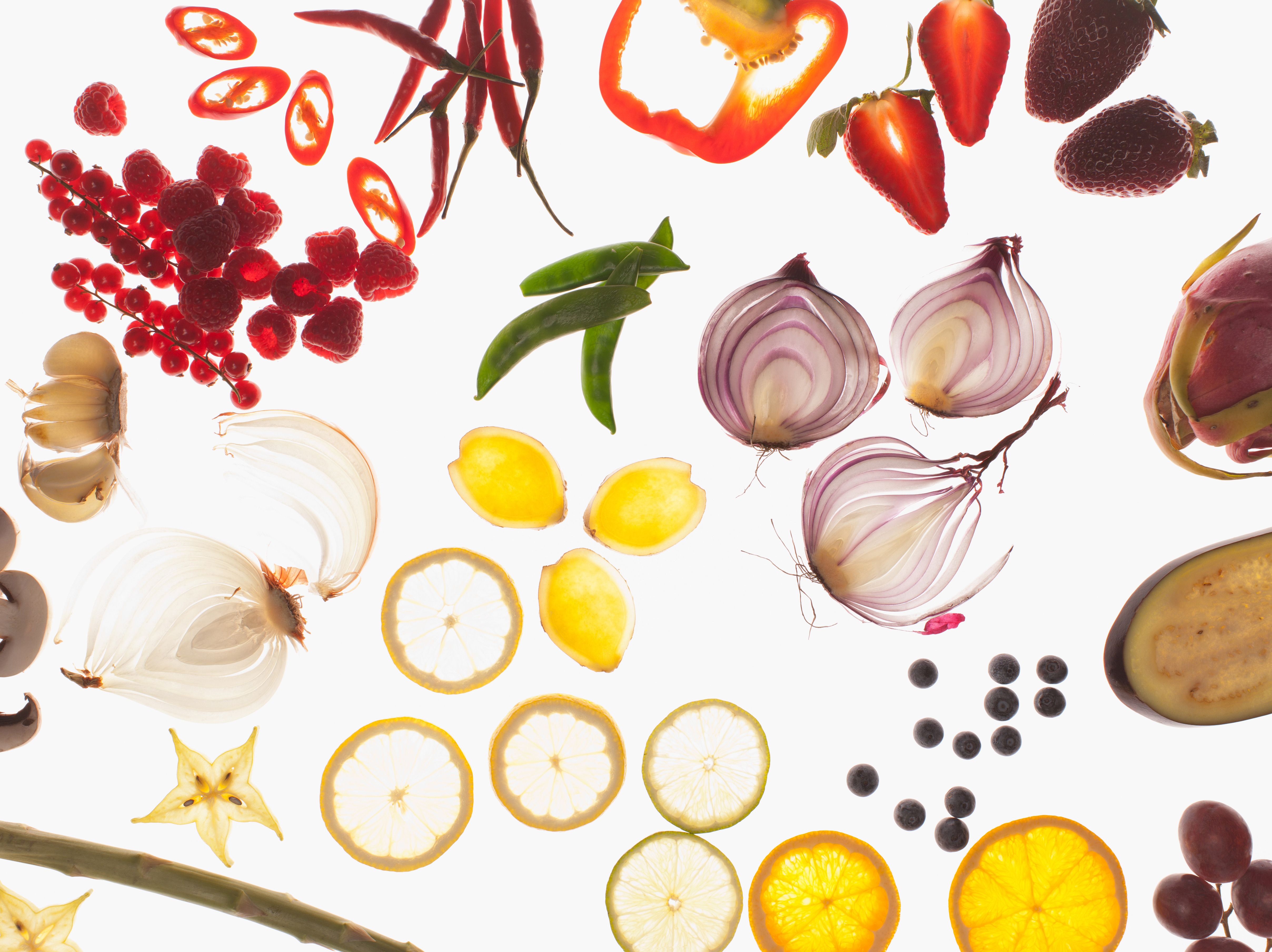 Fruits and vegetables