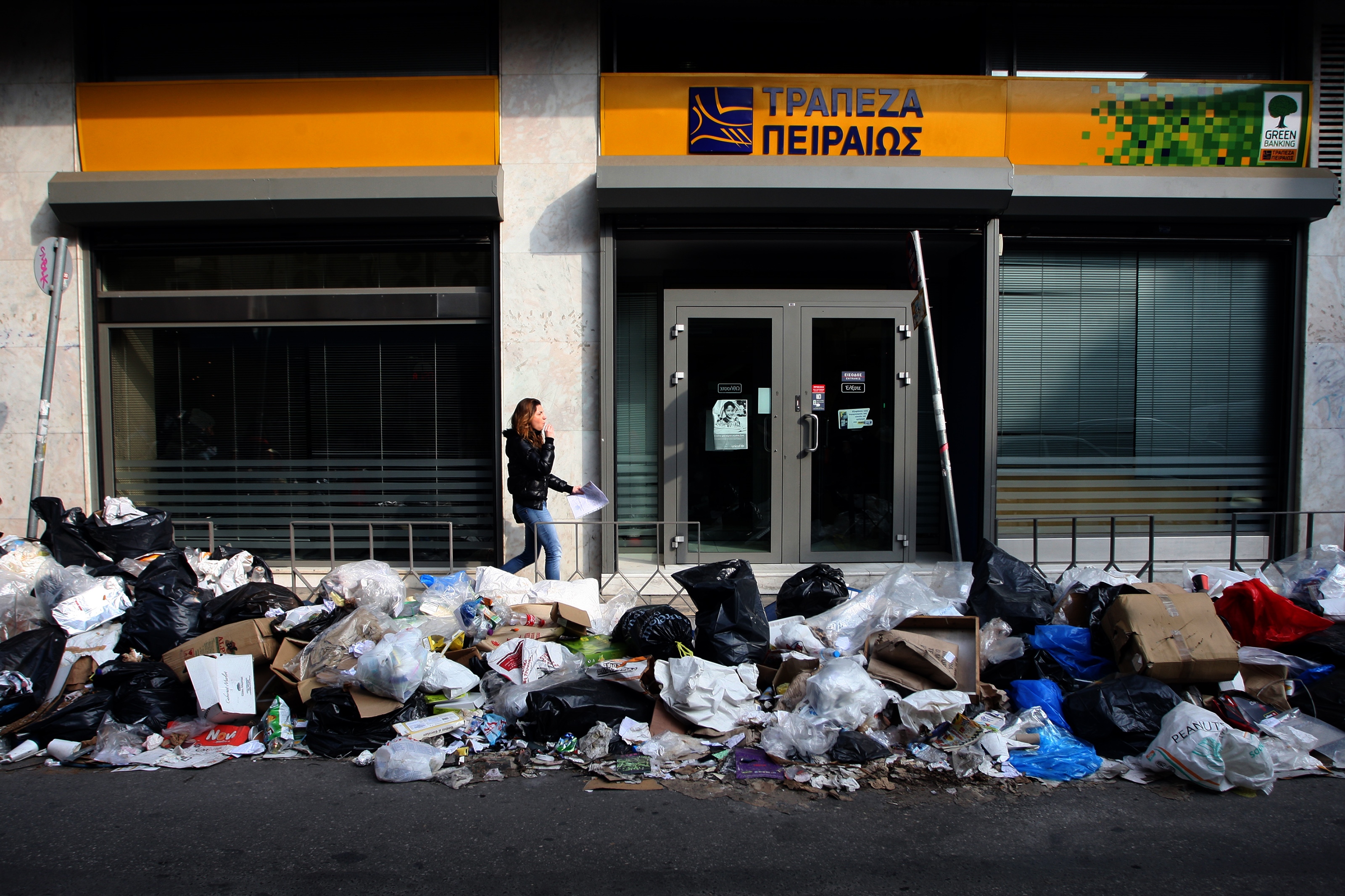 Greece's Mounting Garbage Problem Is a Symptom of Its Debt Crisis