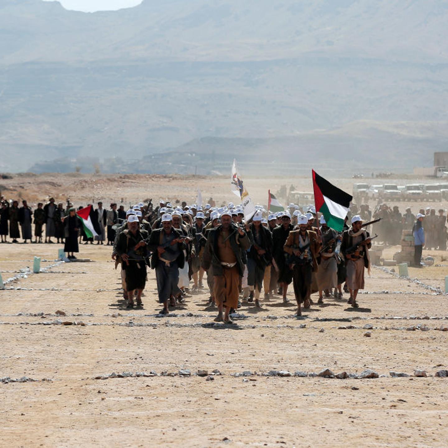 Yemen's Houthi Tribal Gathering-Parade Against U.S., U.K., And Israel