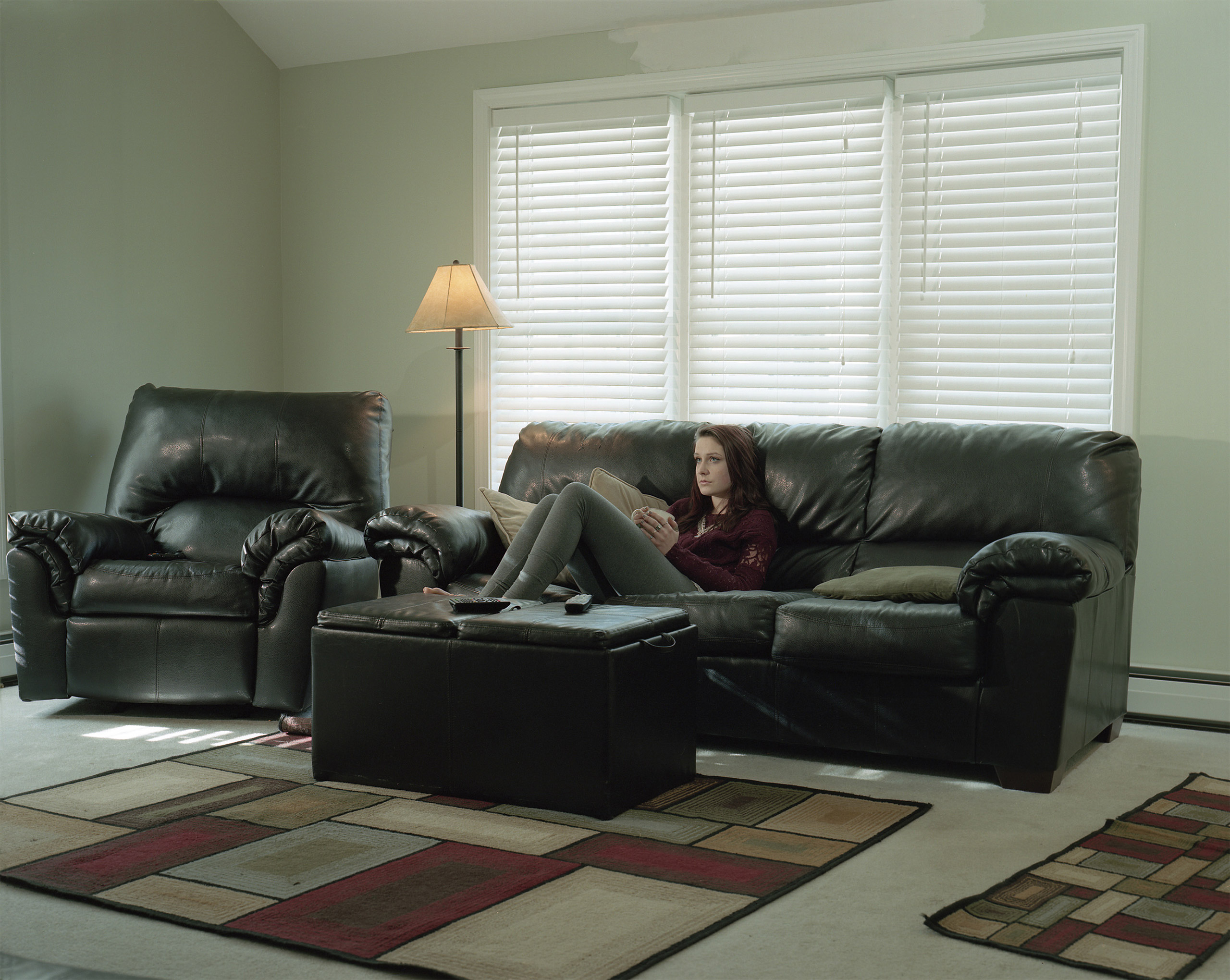 Alison Heyland, 18, appears at home in Saco, ME on January 11, 2016.