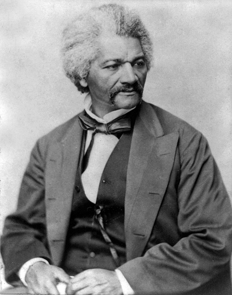 A portrait of Frederick Douglass