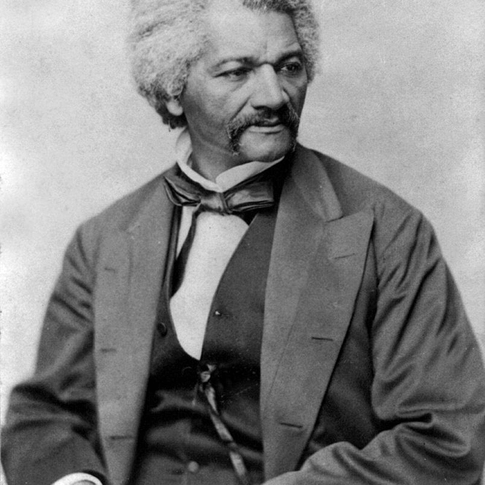 A portrait of Frederick Douglass