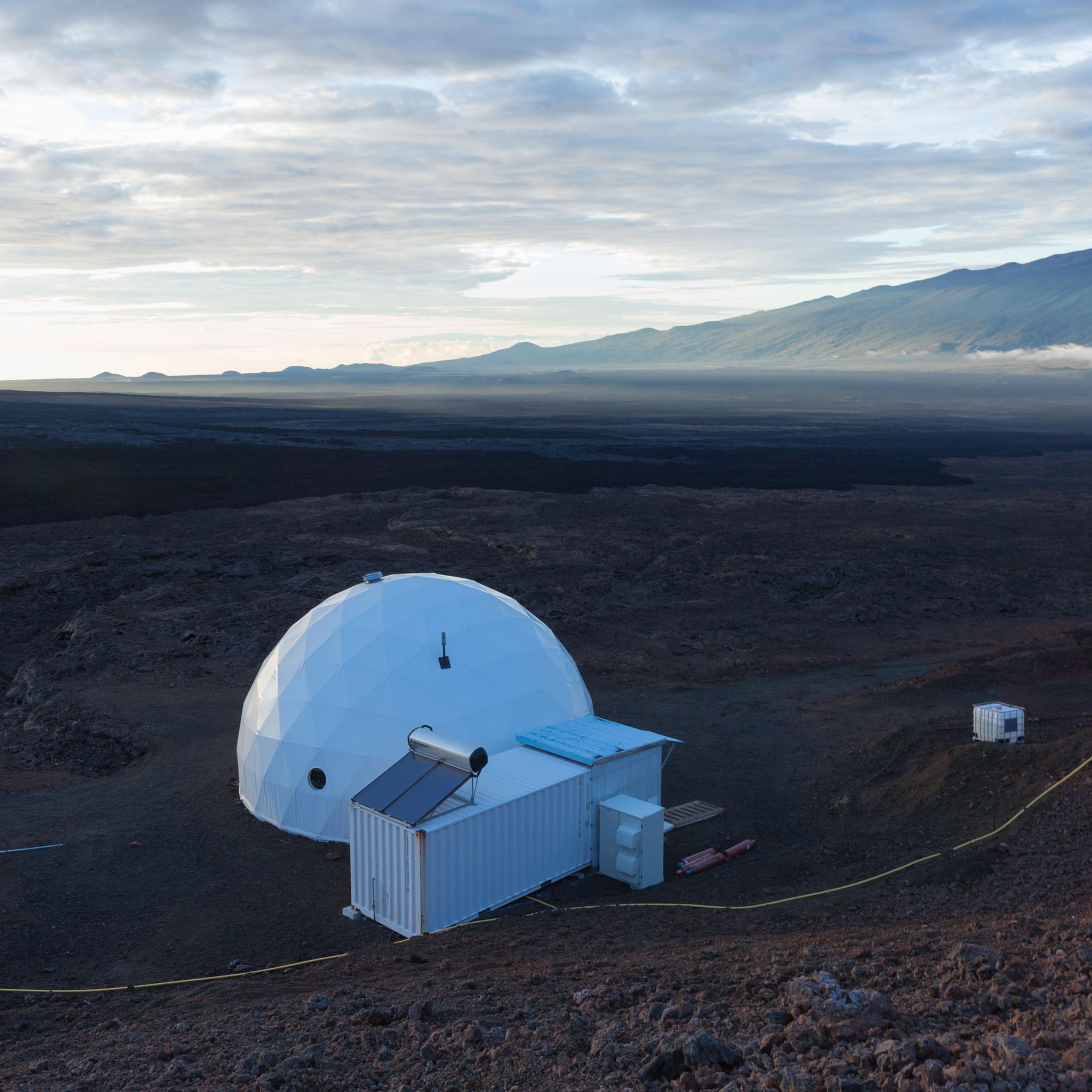 The HI-SEAS Mars simulation habitat on the Mauna Loa volcano in Hawaii.