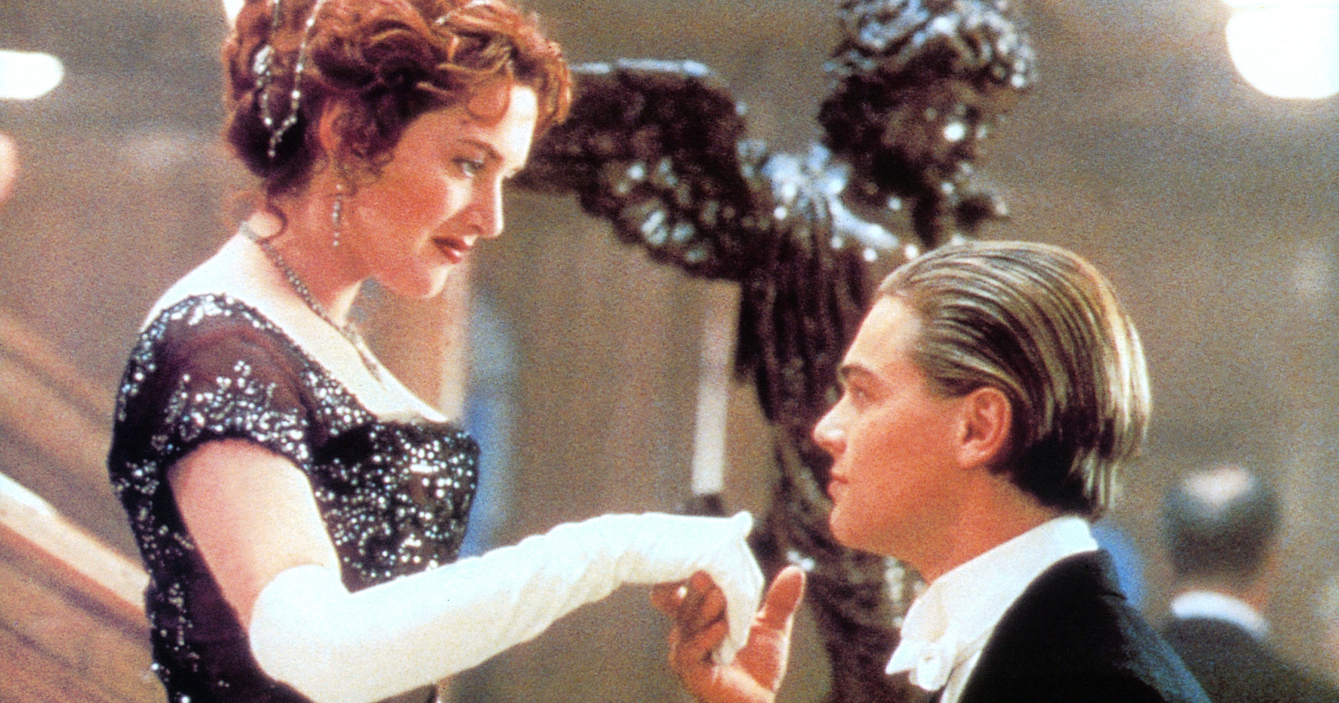 Kate Winslet and Leonardo DiCaprio in Titanic.