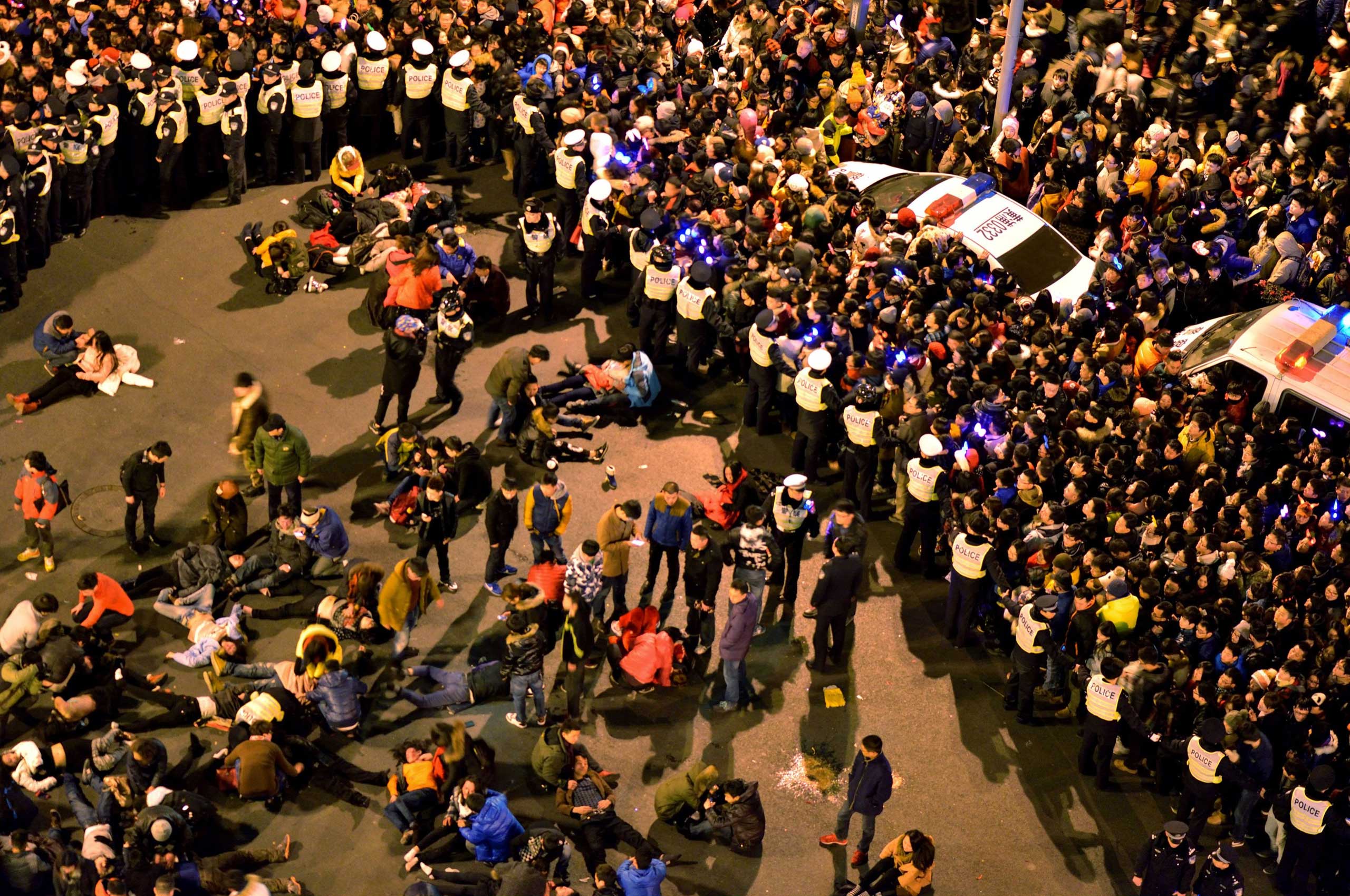 New Year's Eve Stampede Kills At Least 35, Injures Many More In Shanghai