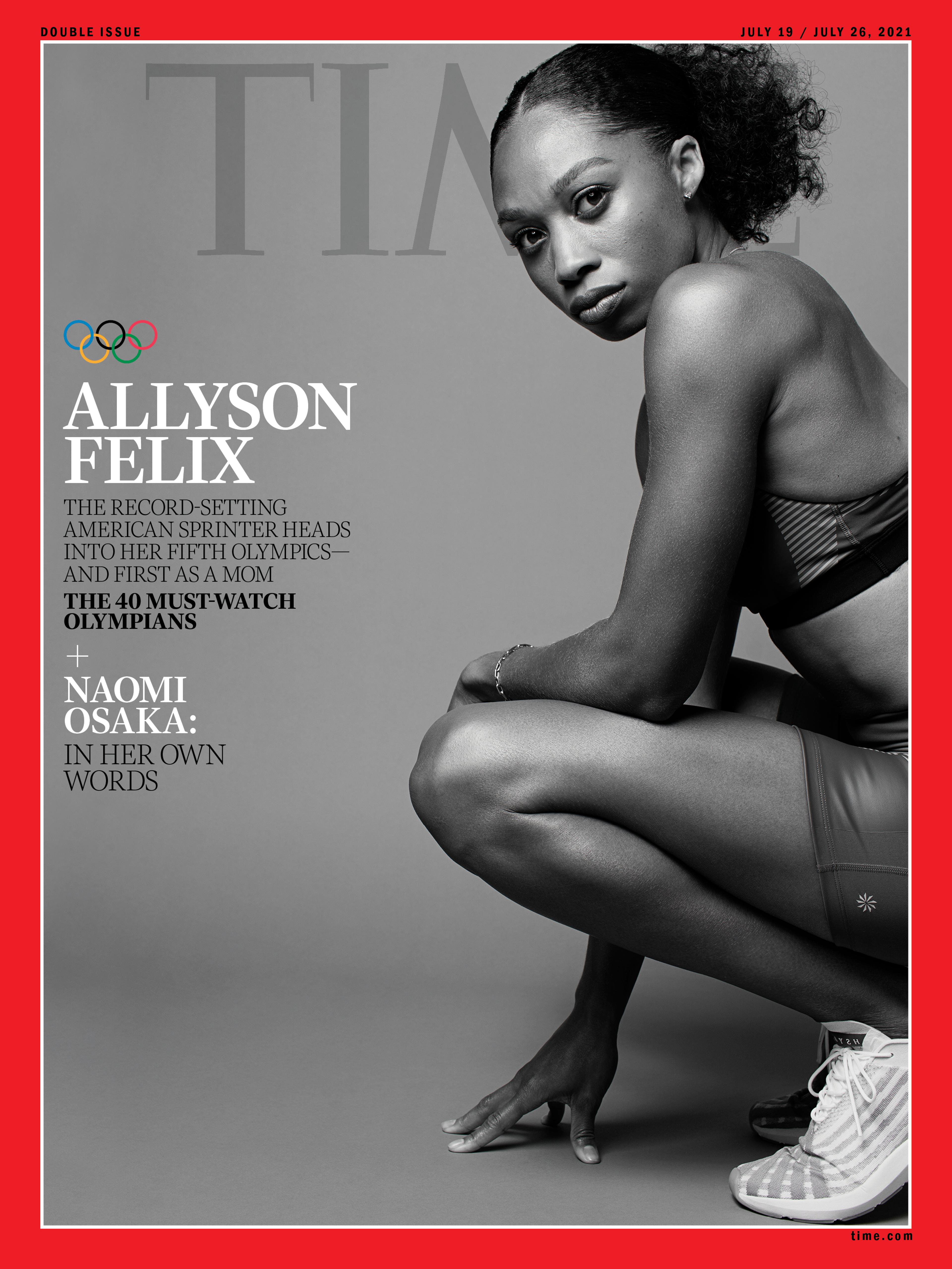 Allyson Felix Olympics Time Magazine cover