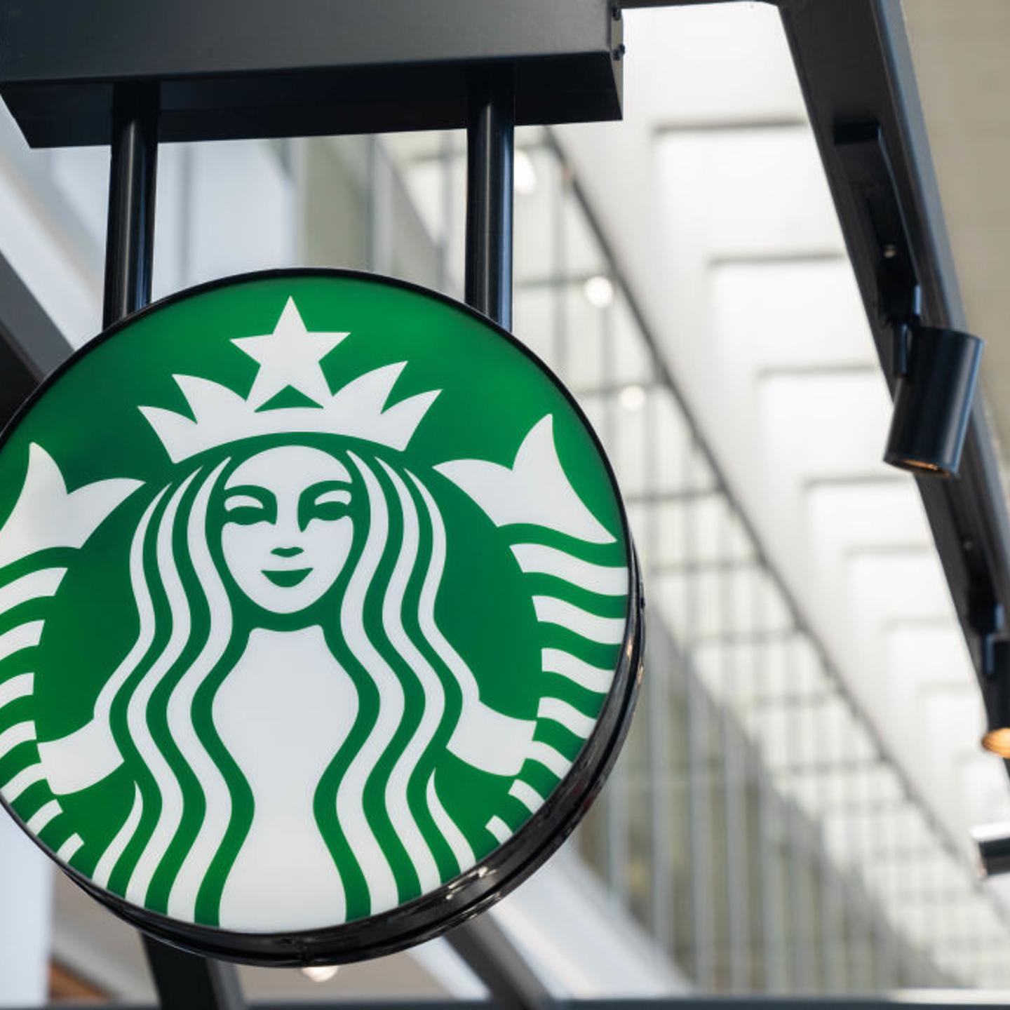 American coffee company and coffeehouse chain Starbucks logo