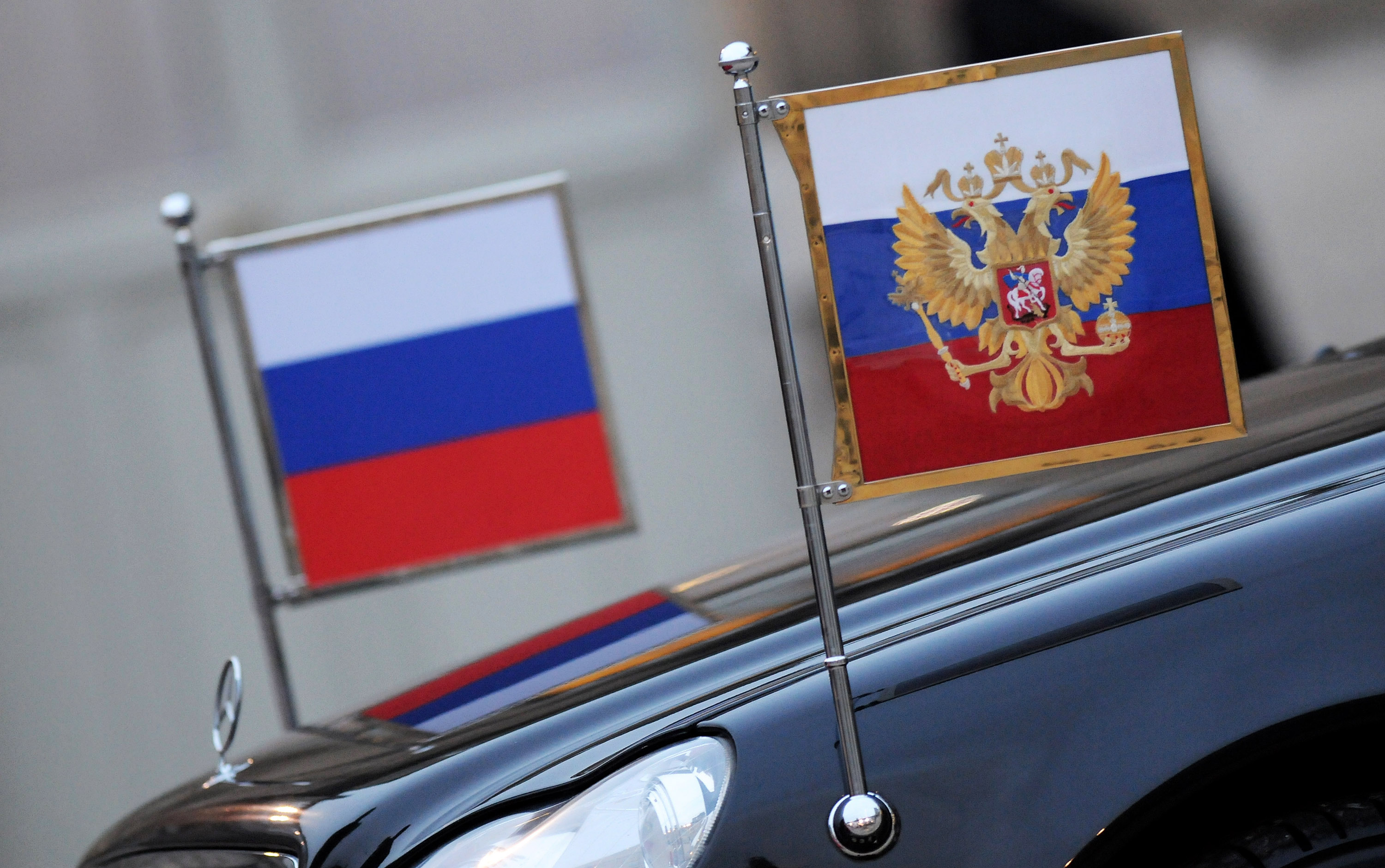 President Nicolas Sarkozy Meets With Russian President Dmitry Medvedev