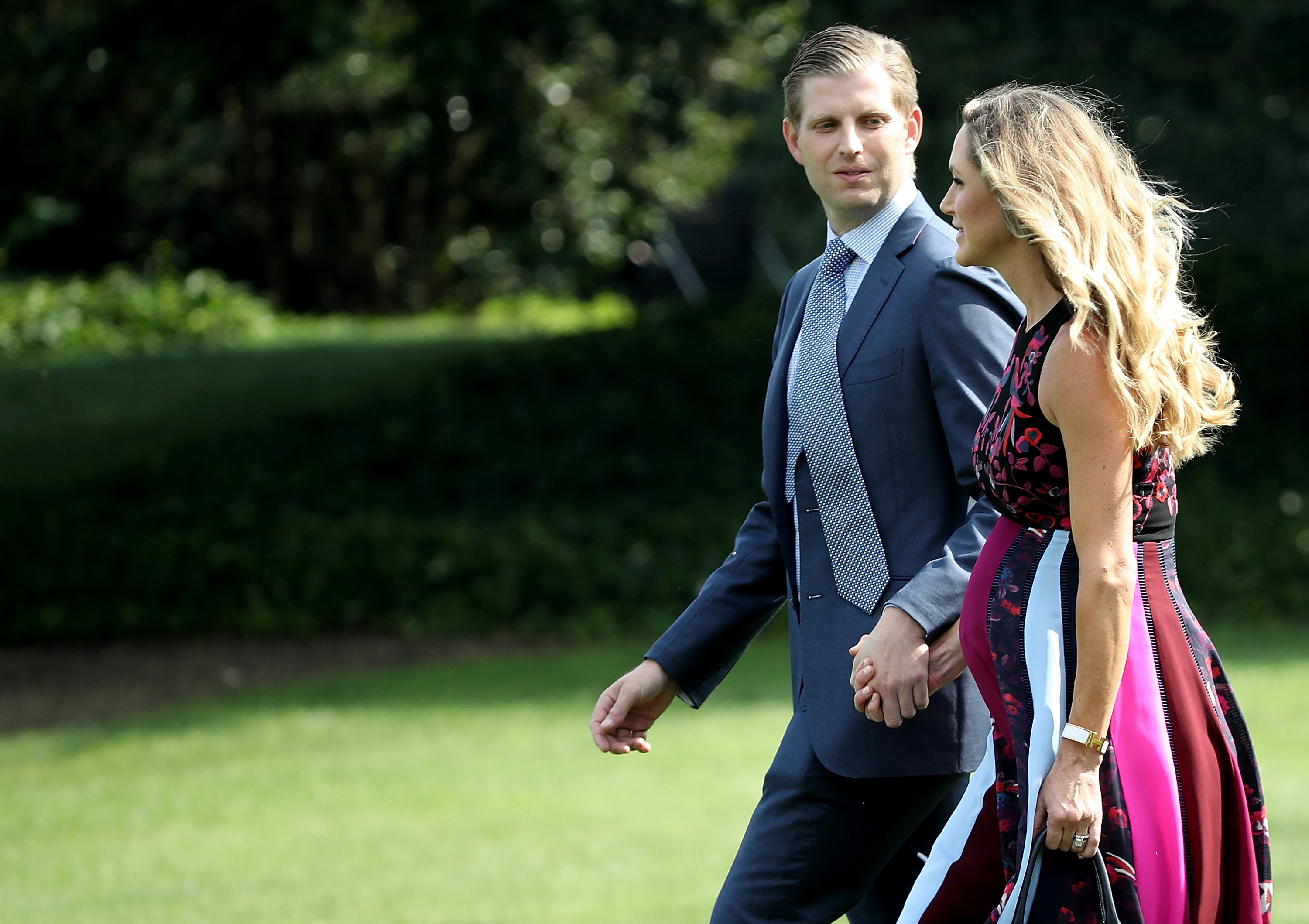 President Trump Departs The White House En Route To West Virginia