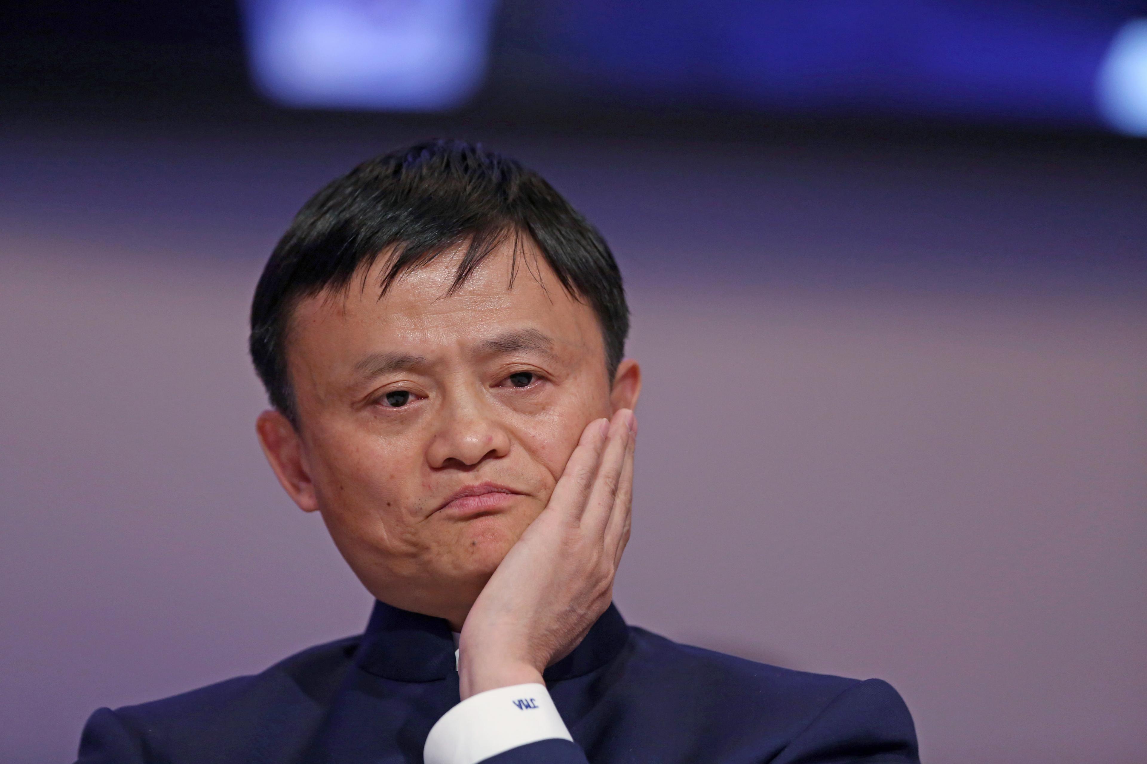 Jack Ma, billionaire and chairman of Alibaba Group Holding Ltd., during the World Economic Forum in Davos, Switzerland on Jan. 23, 2015.