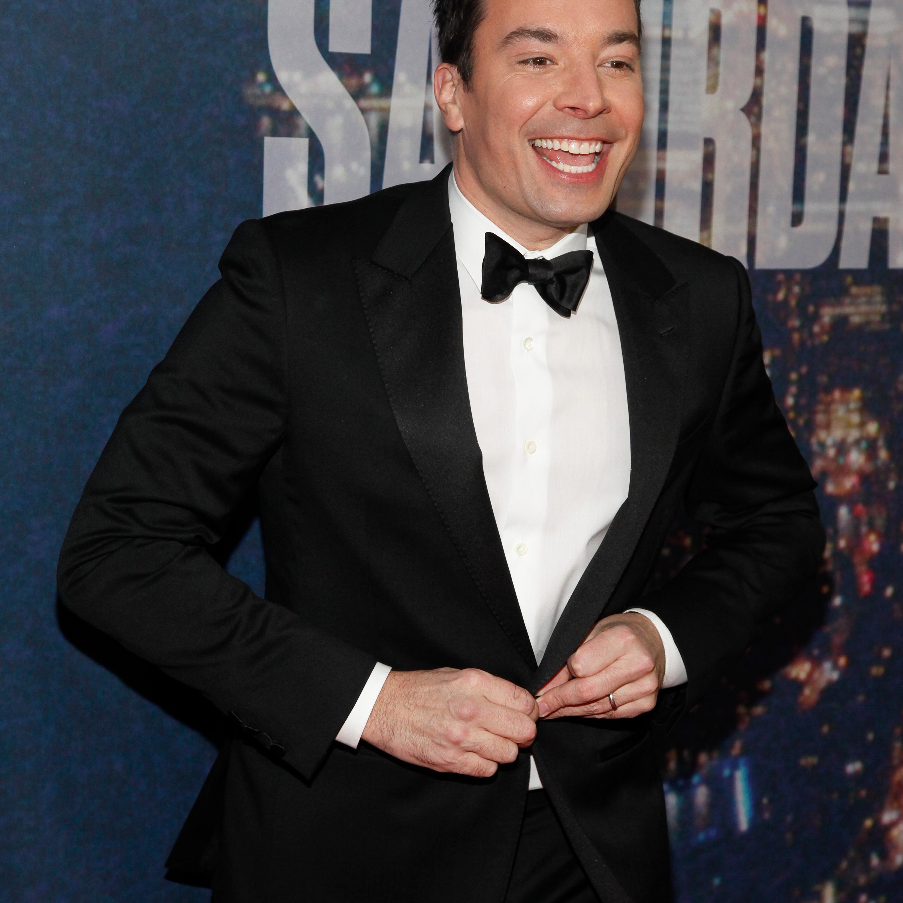 Jimmy Fallon attends the SNL 40th Anniversary Special at Rockefeller Plaza in New York City on Feb. 15, 2015.