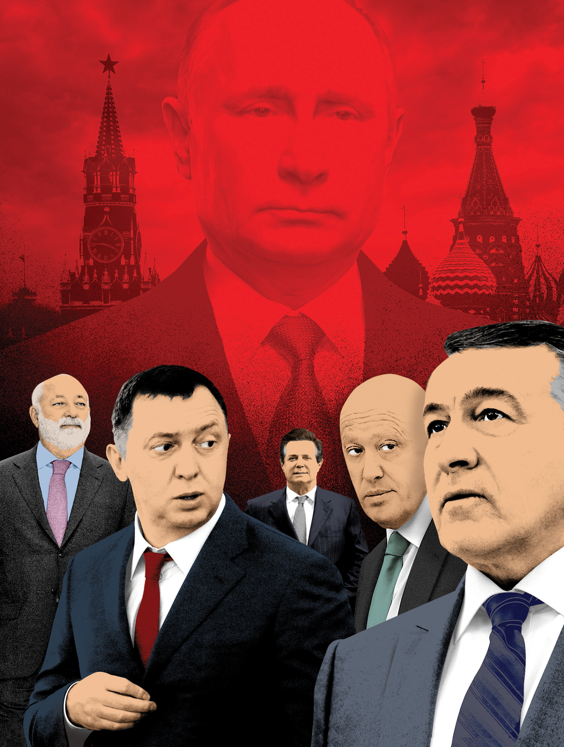 Russian Oligarchs Illustration