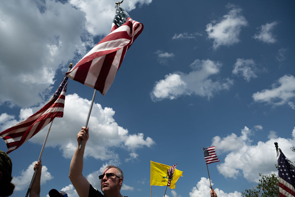 Kentucky Freedom Rally Held To Protest Mask And Vaccine Mandates