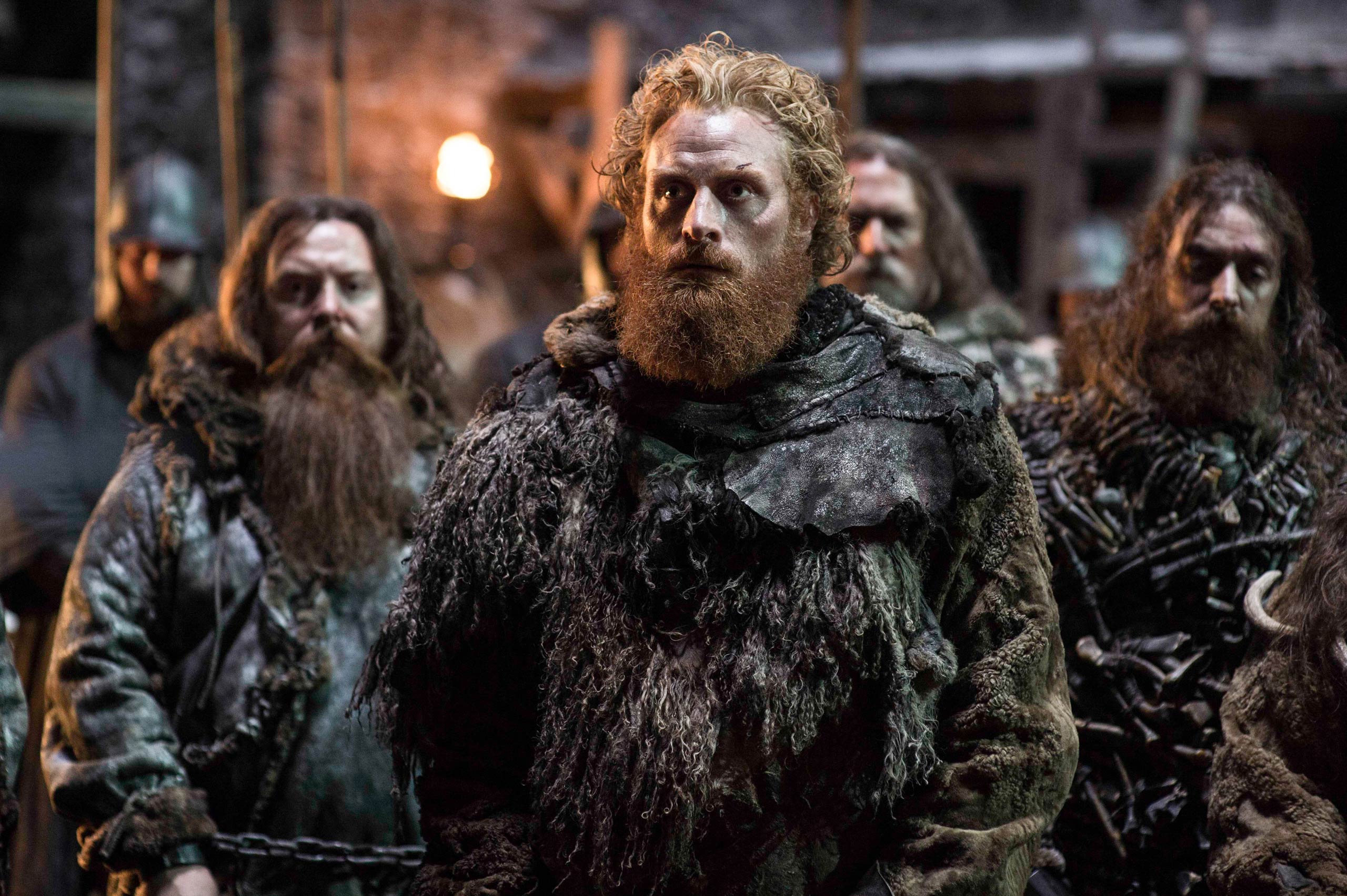 Kristofer Hivju as Tormund Giantsbane. 