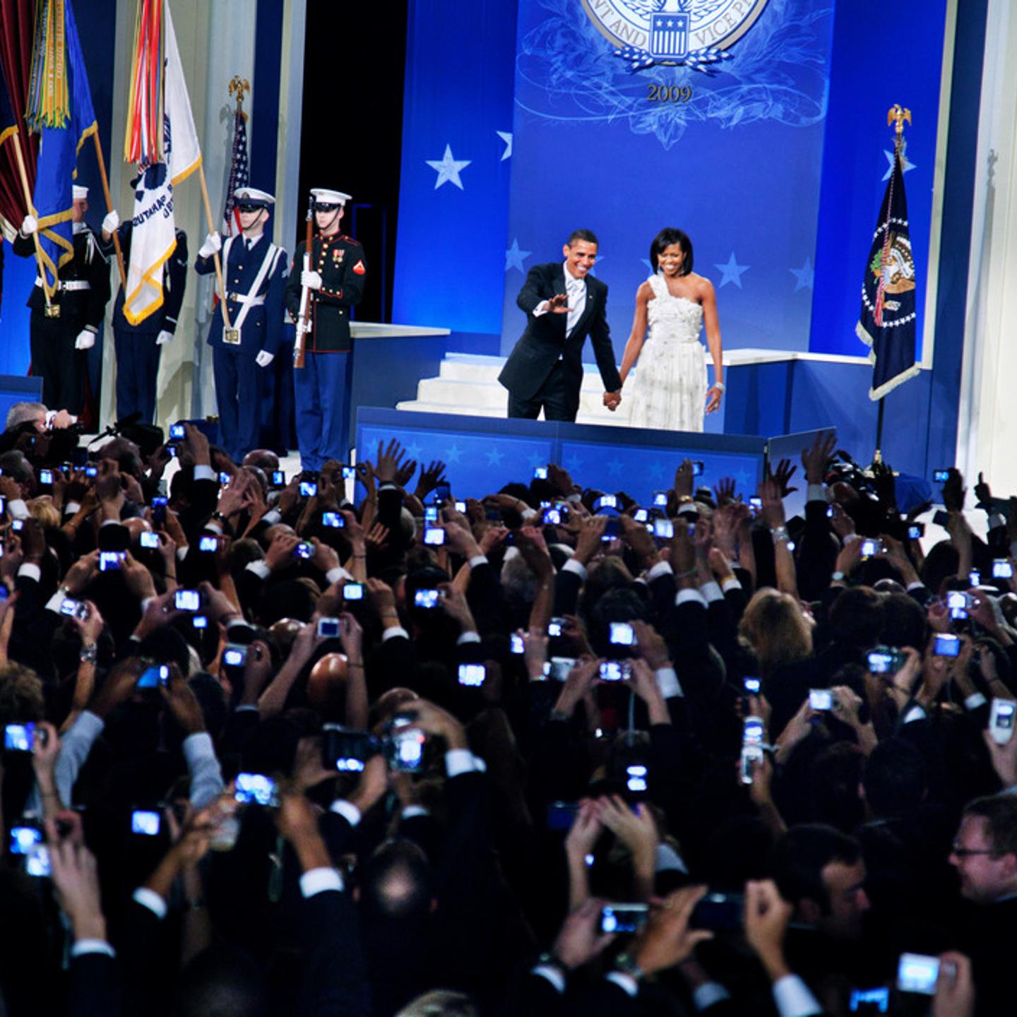 Inauguration Ball for President Barack Obama, Washington D.C., Jan., 2009.