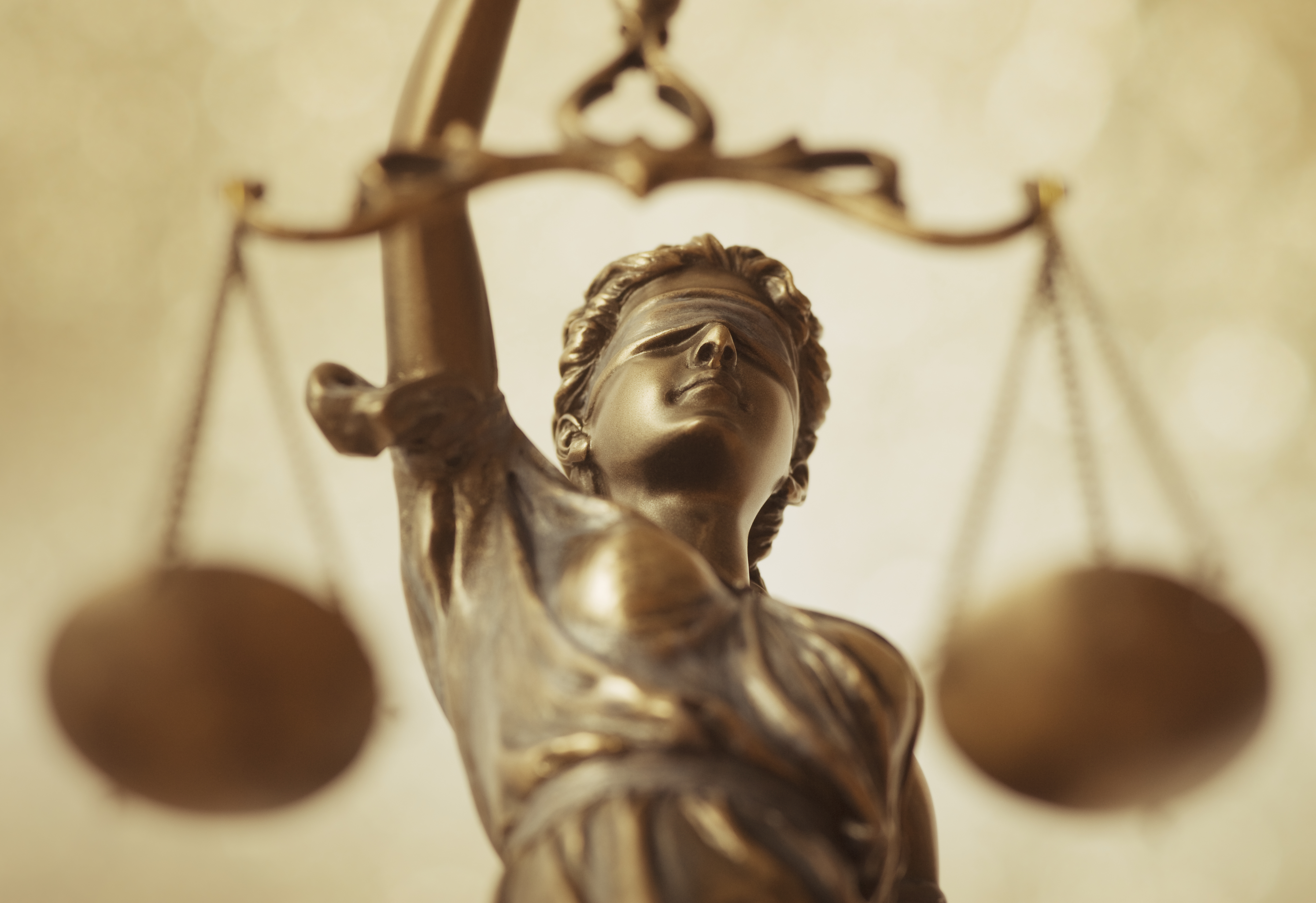 close-up scales of justice