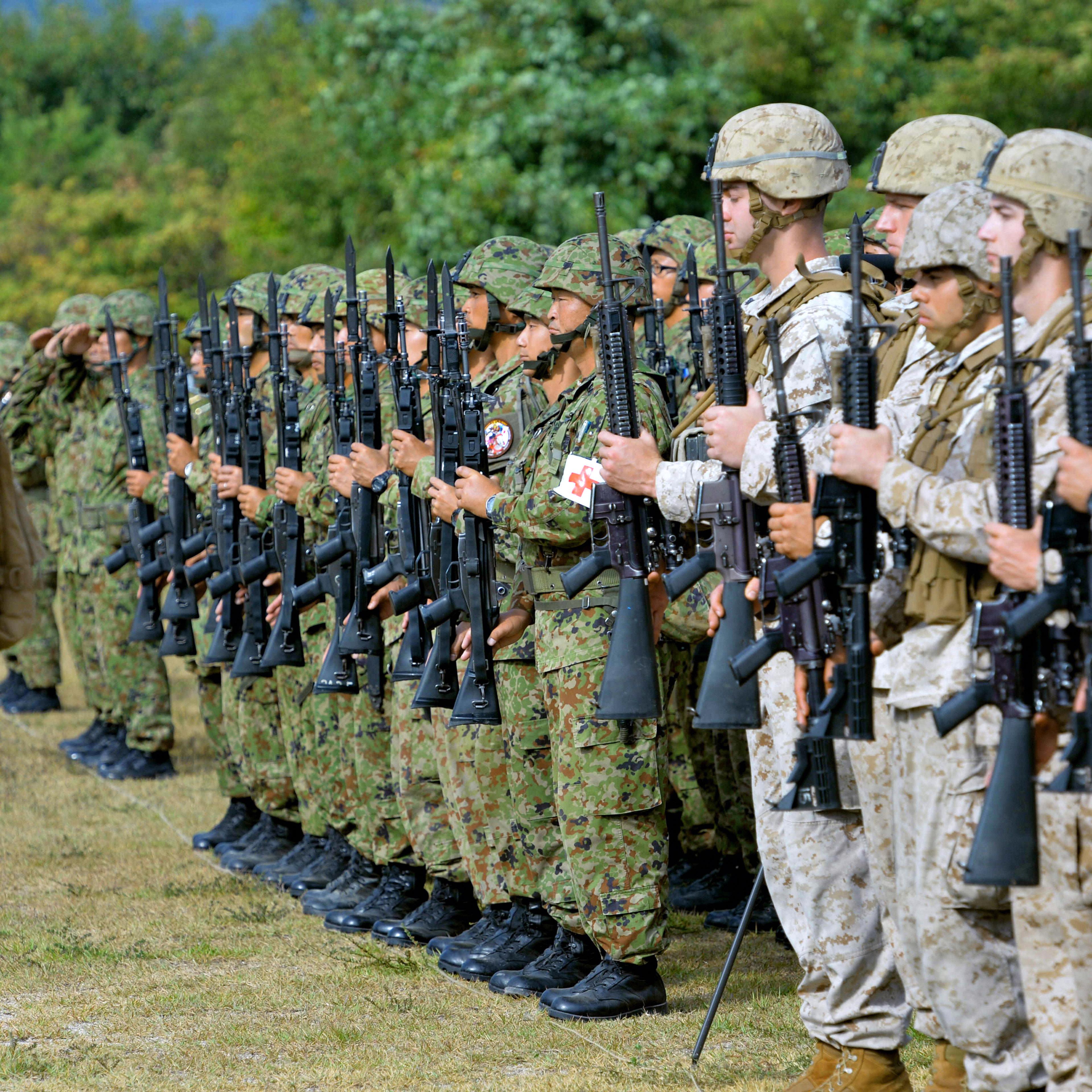 Japan-U.S. Joint Drill Begins