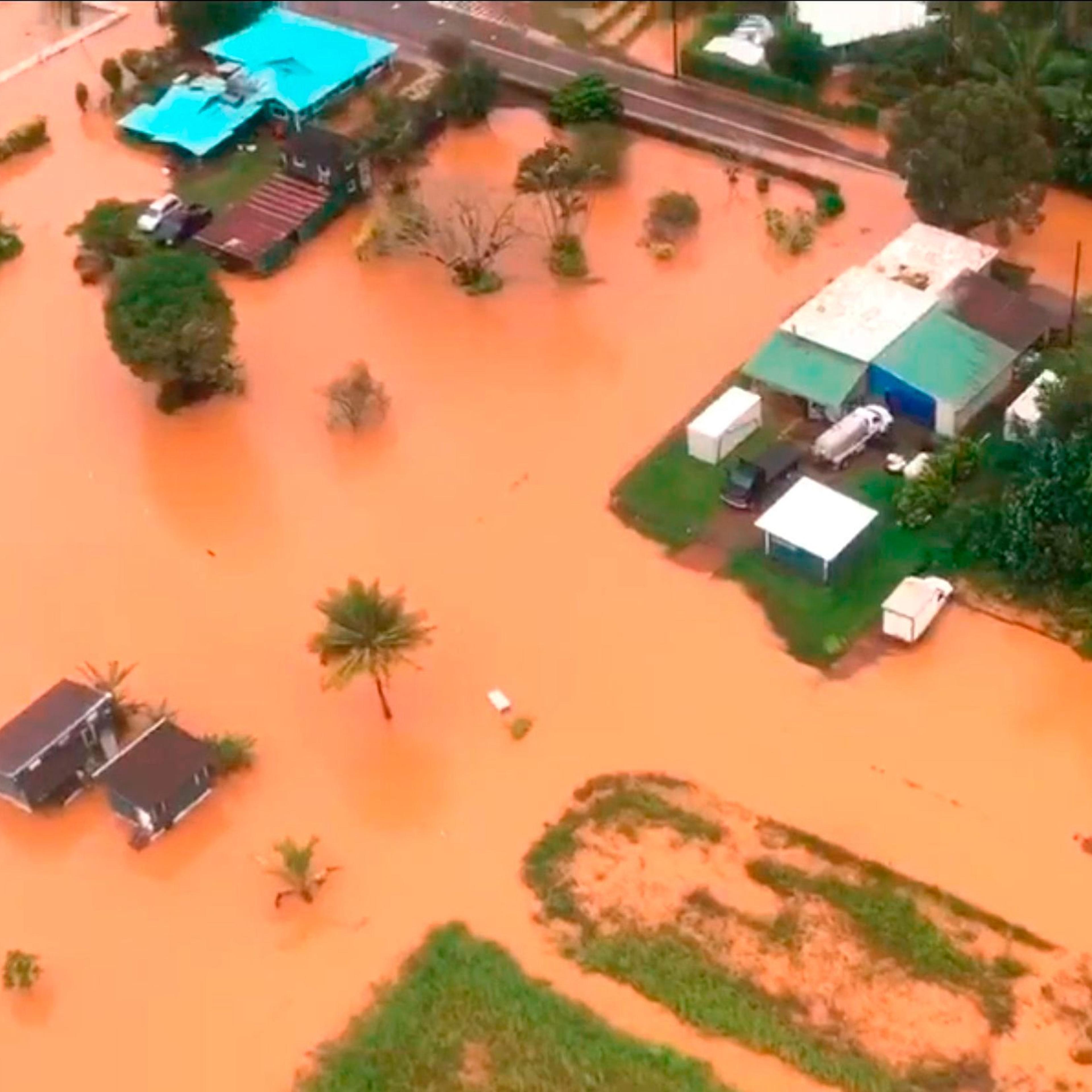 Hawaii Mudslide Flooding