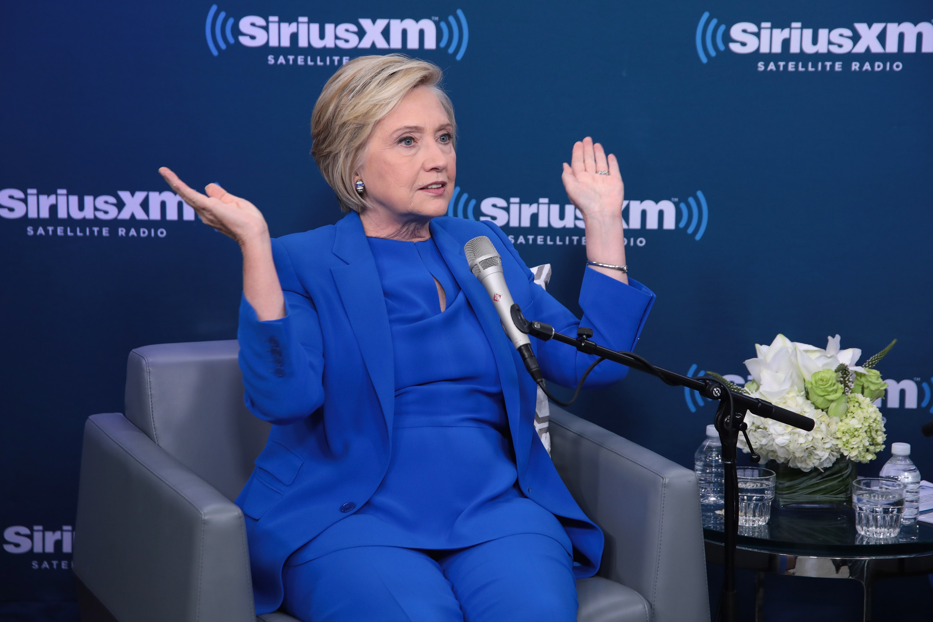 Hillary Clinton Joins SiriusXM For A Town Hall Event Hosted By Zerlina Maxwell