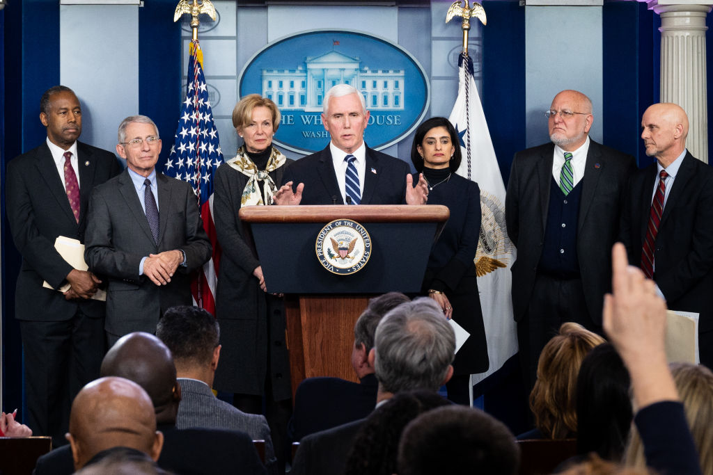 Coronavirus Task Force Press Conference in Washington, USA