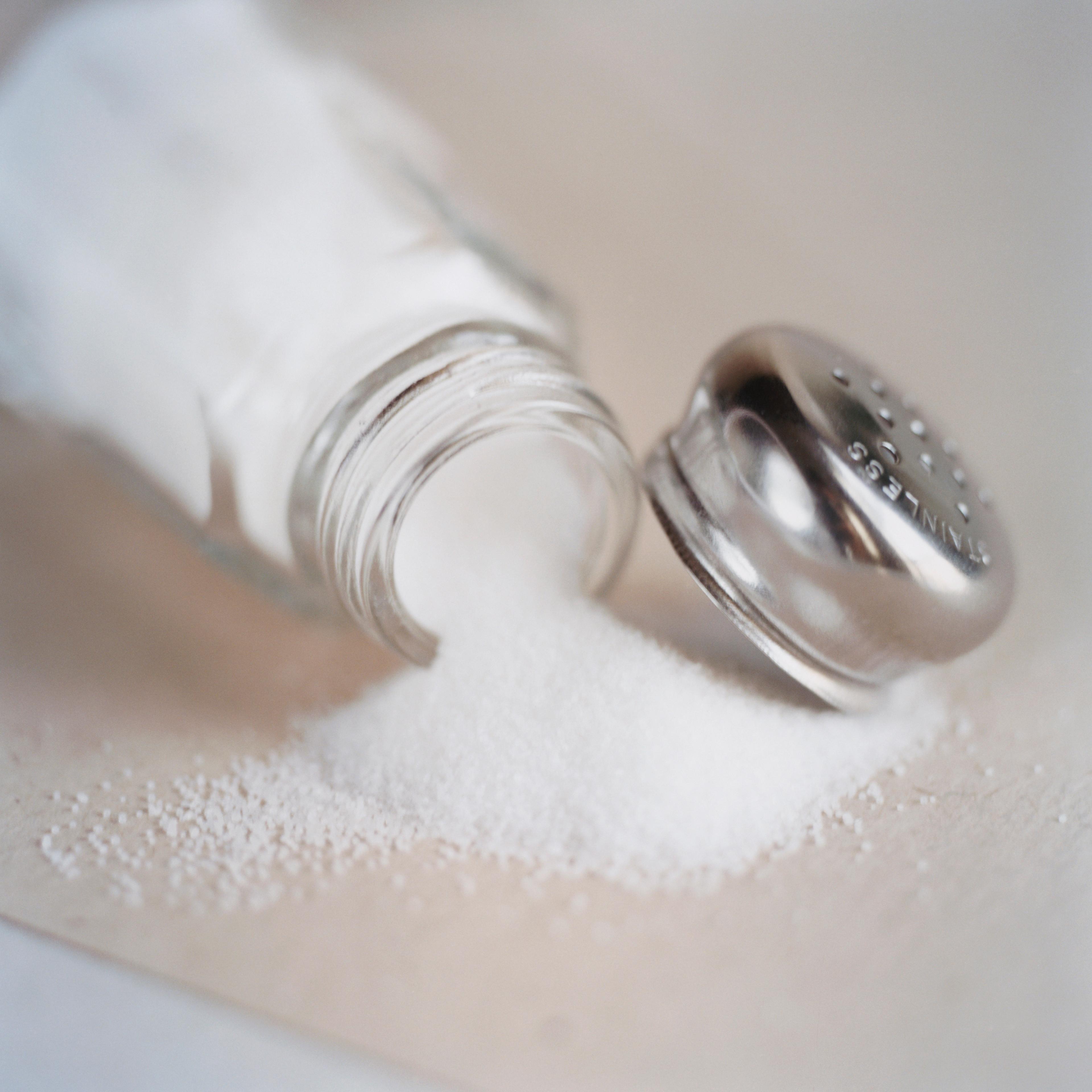 Salt Spilling from Shaker