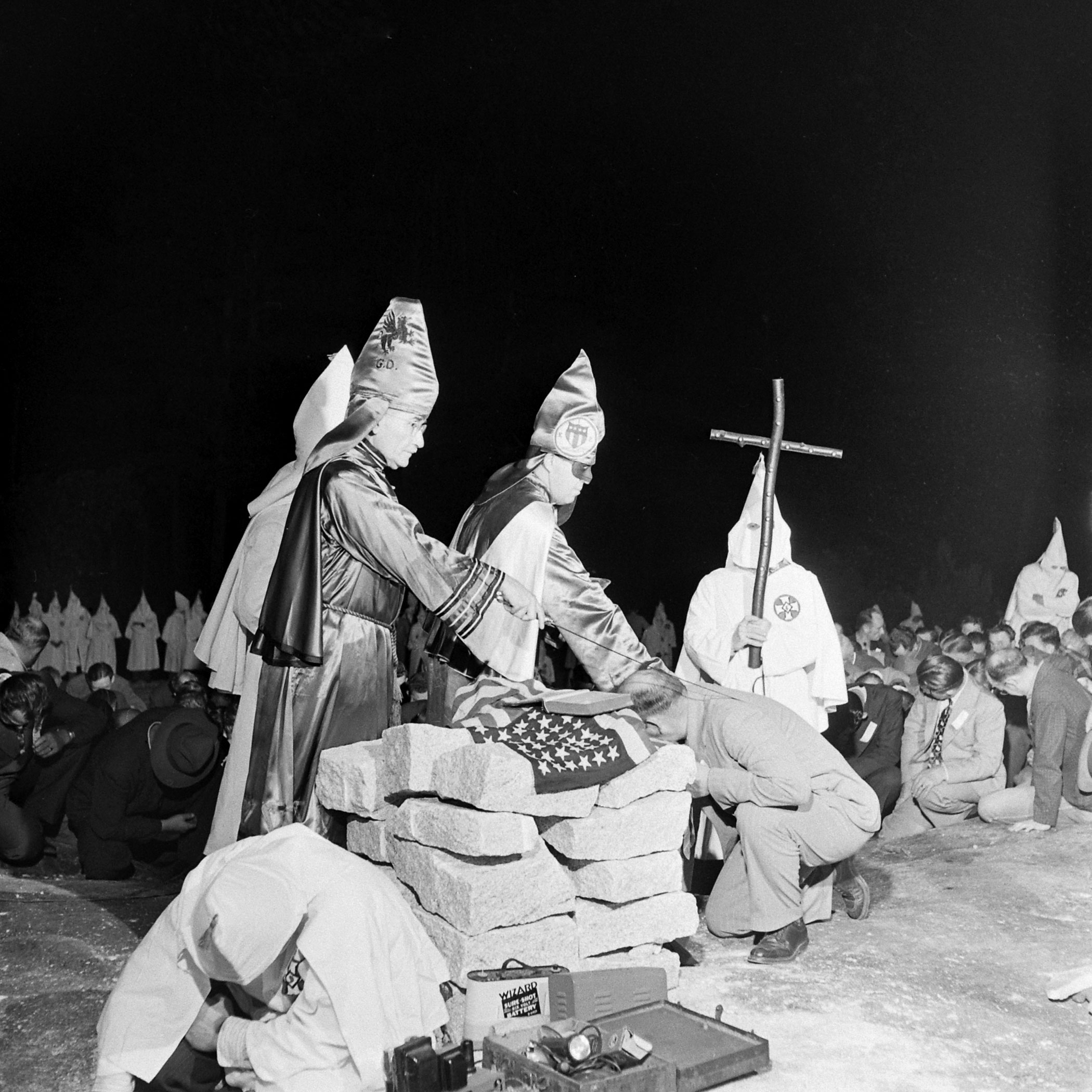 Joining the KKK: Photos From a Ku Klux Klan Initiation in 1946 Georgia