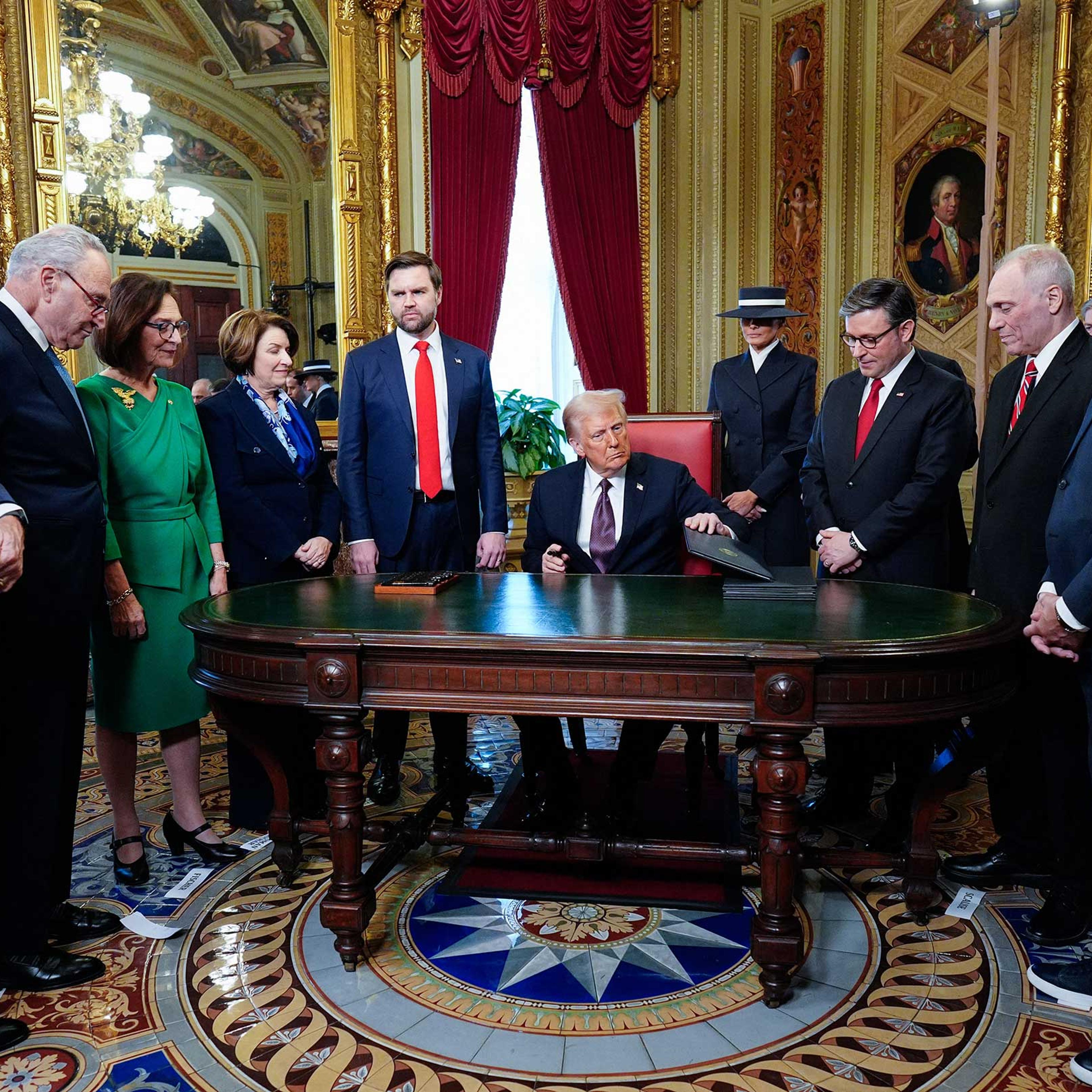 Donald Trump signing ceremony