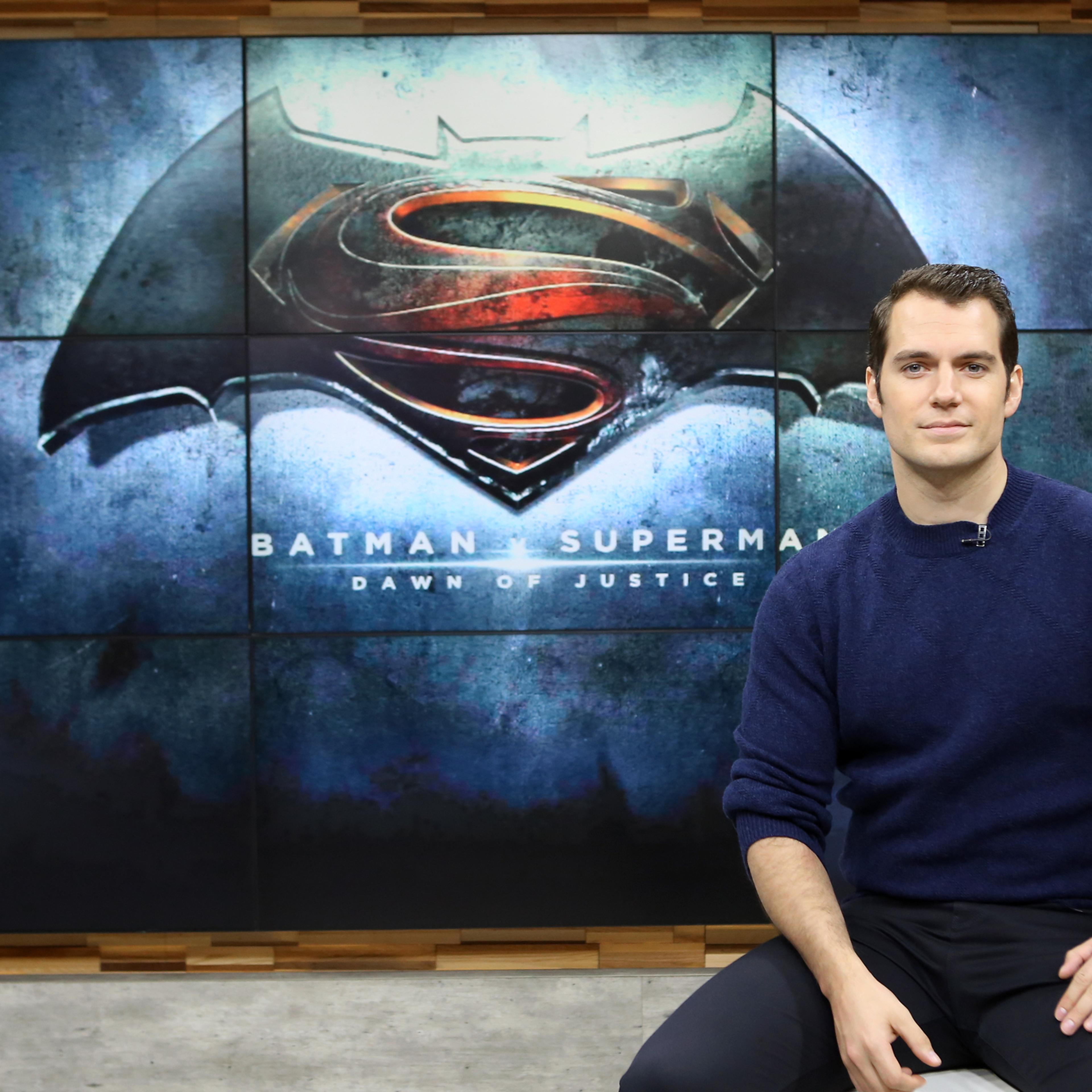 Henry Cavill is a guest on 'Good Morning America,' 3/11/16, airing on the ABC Television Network.