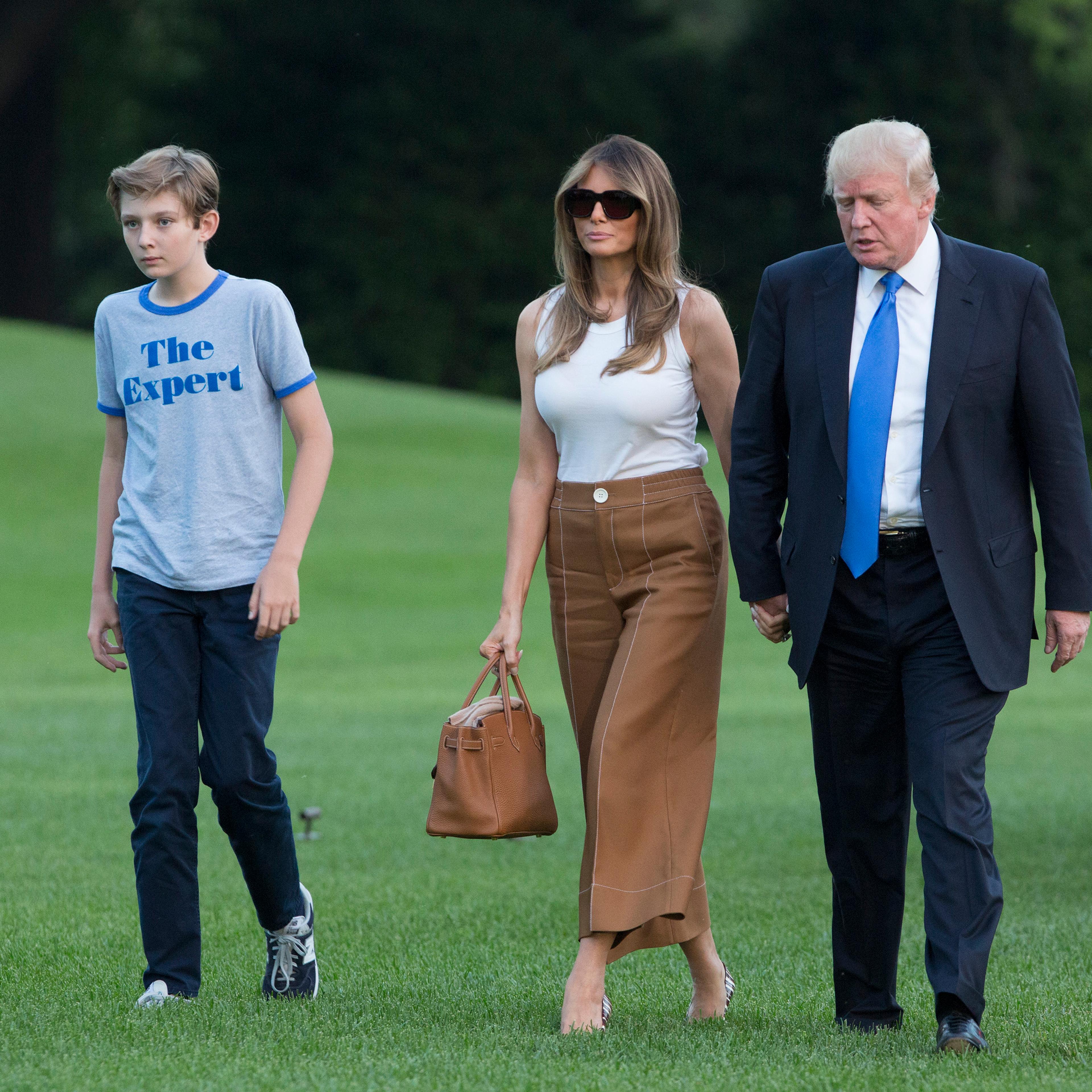 First Family Arrives At The White House