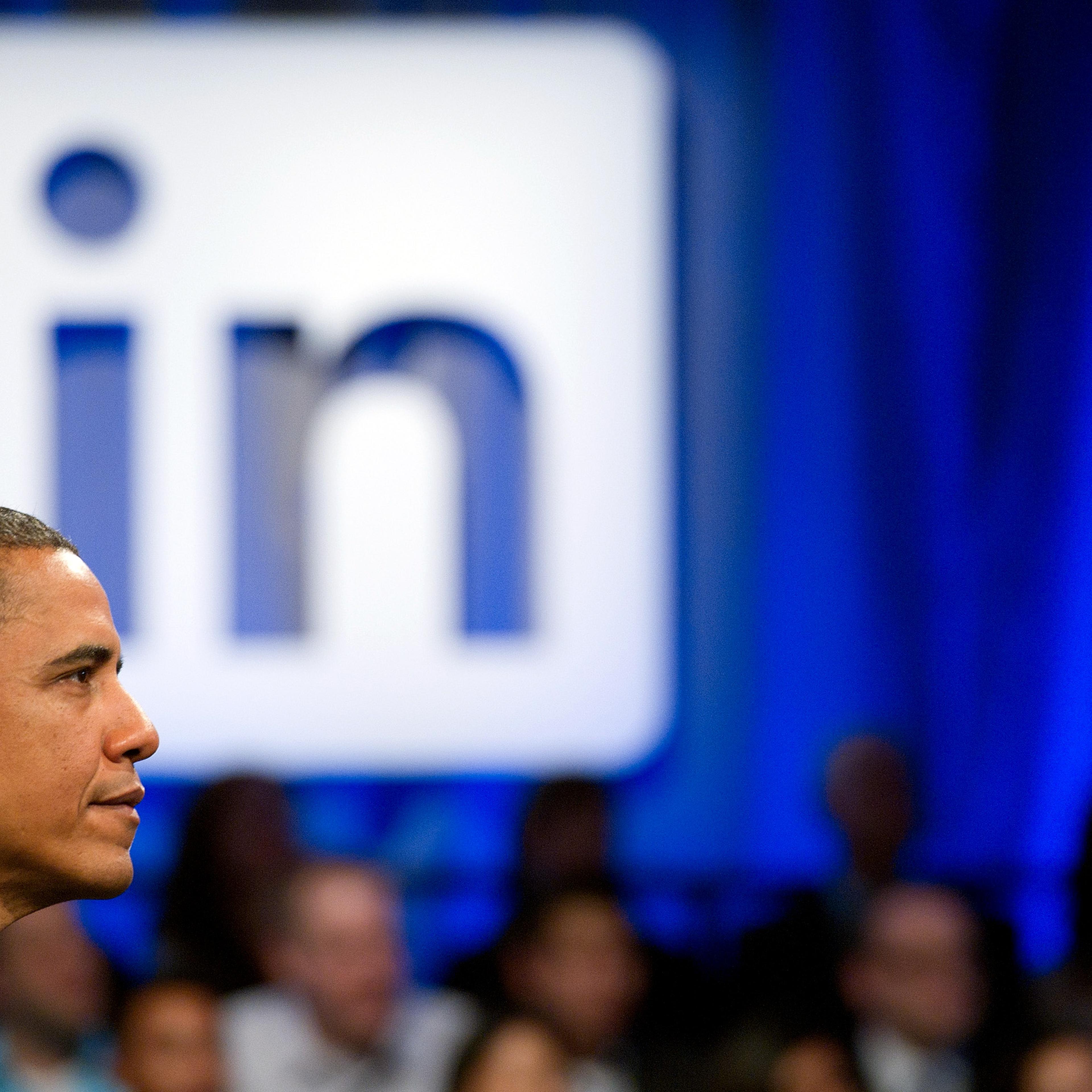 Obama Participates In LinkedIn Town Hall