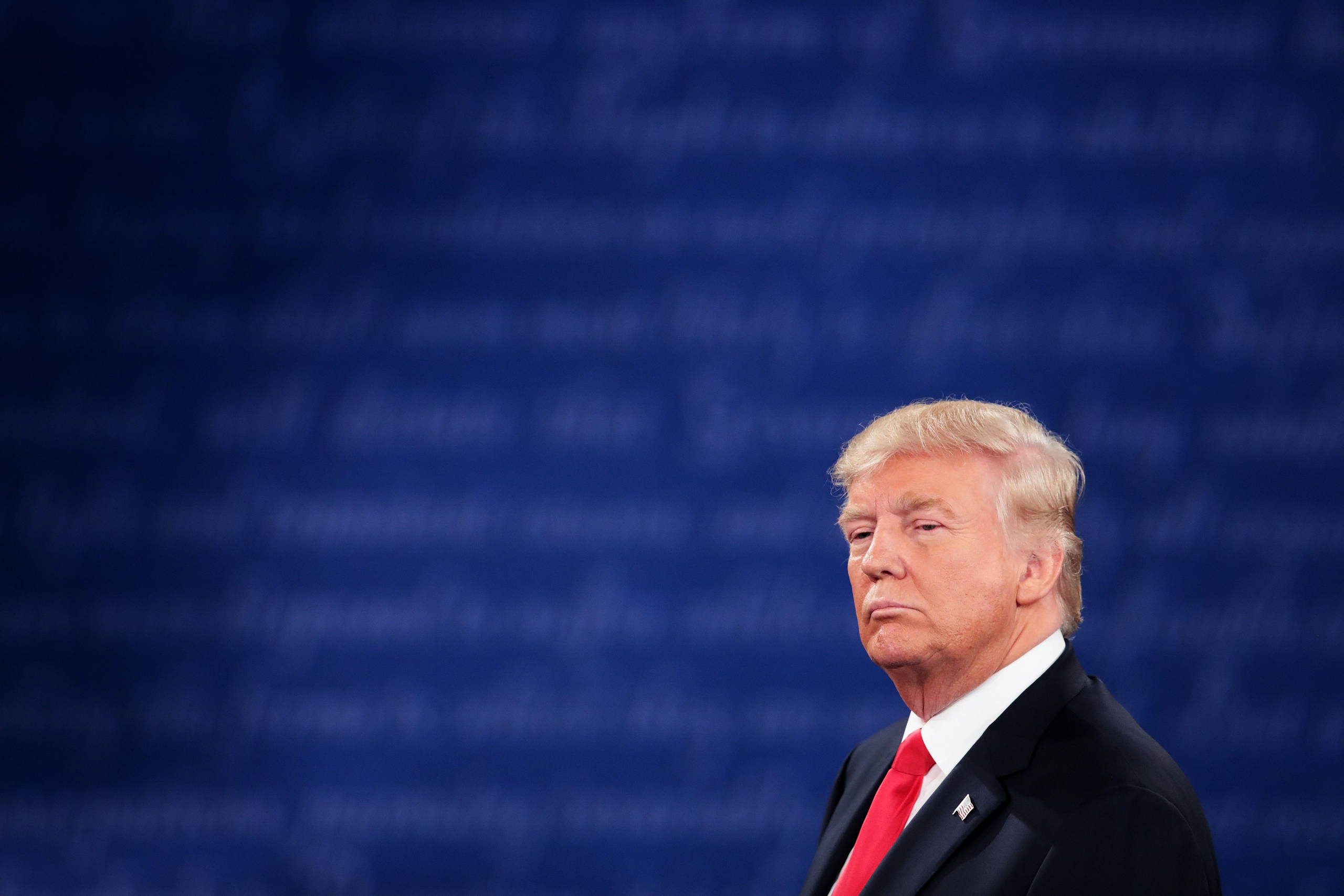 Candidates Hillary Clinton And Donald Trump Hold Second Presidential Debate At Washington University