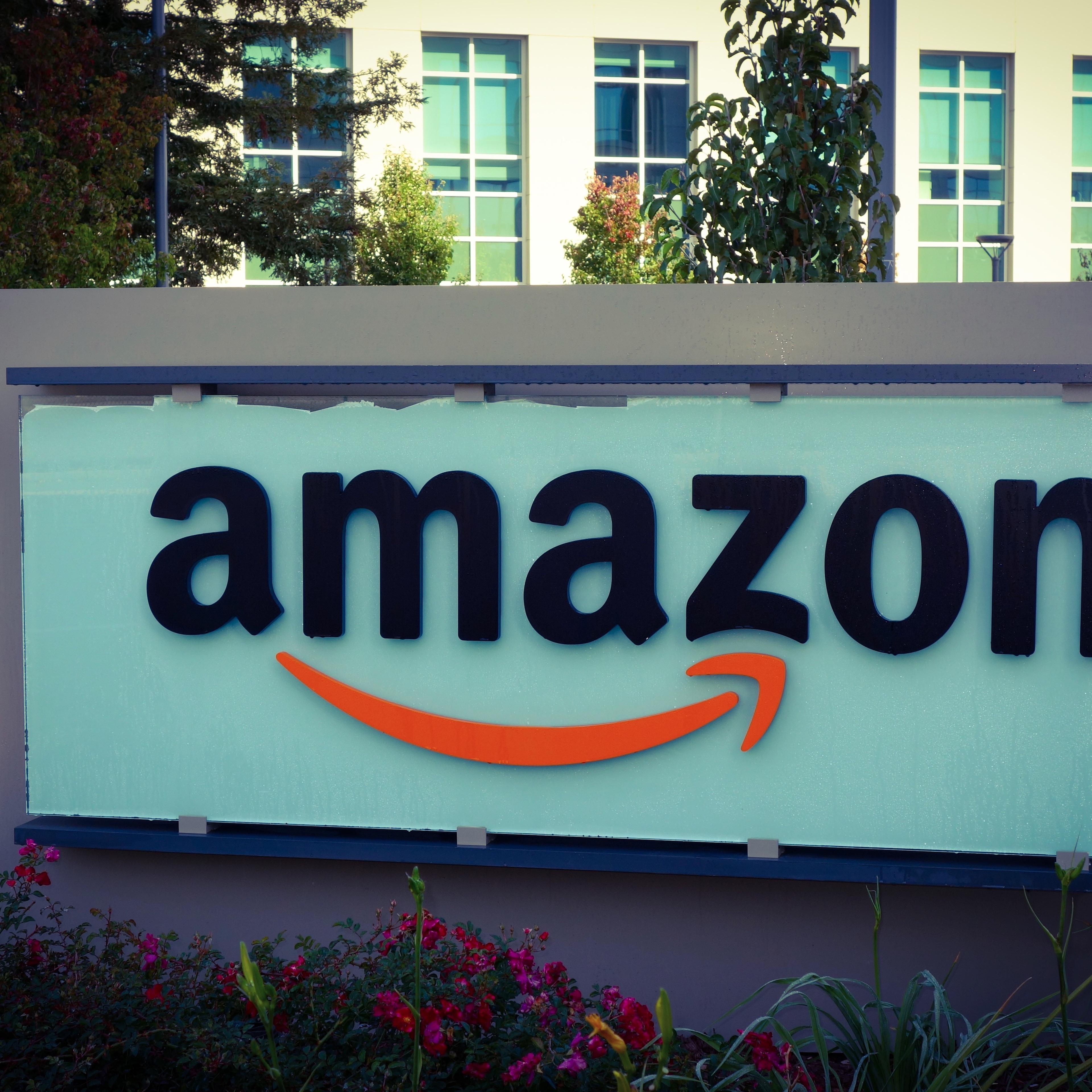 Amazon corporate office building in Sunnyvale, California.