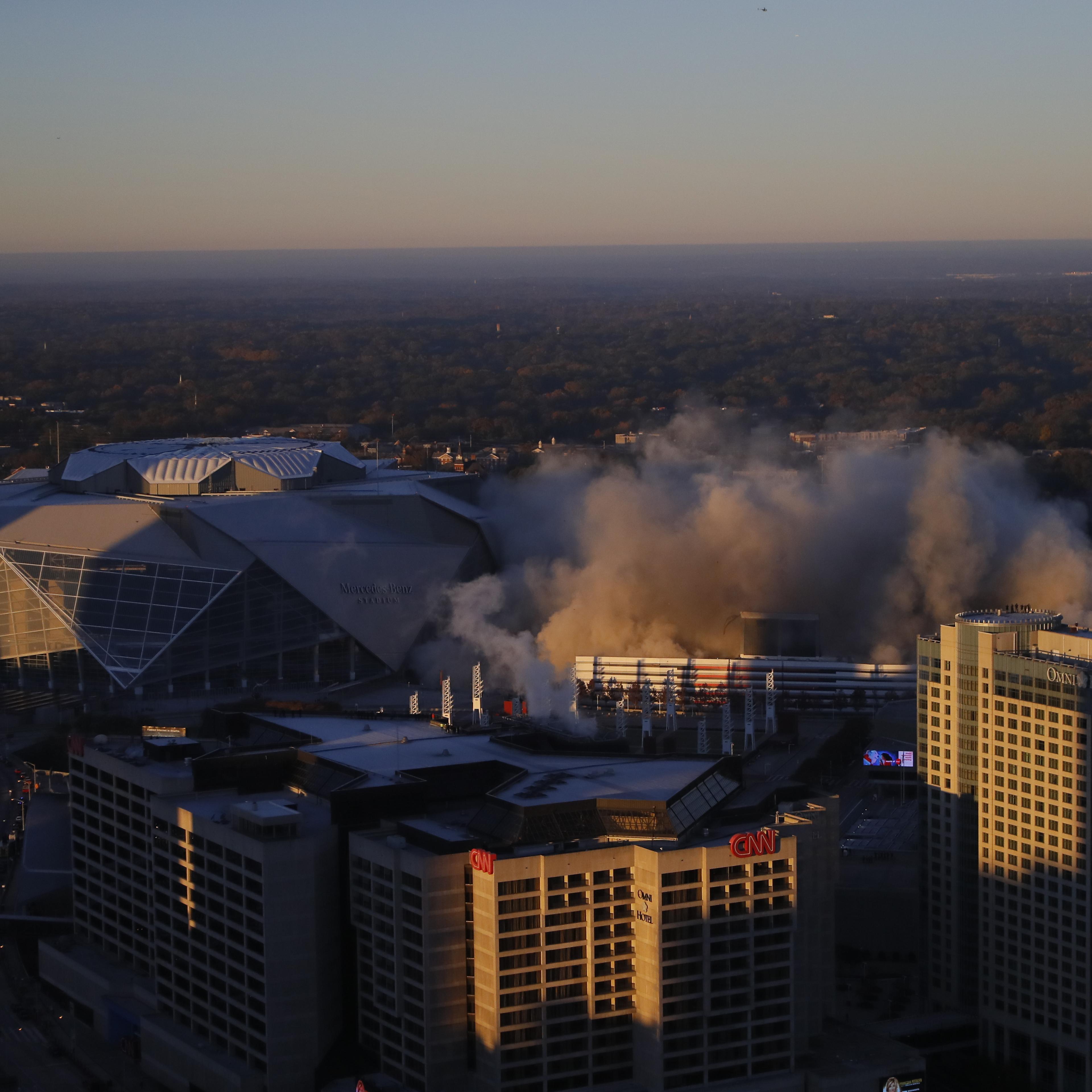 georgia dome implosion watch video atlanta explosives