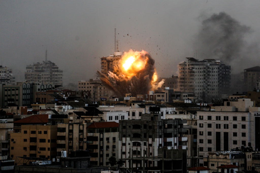 Aftermath Of Israeli Air Strikes In Gaza