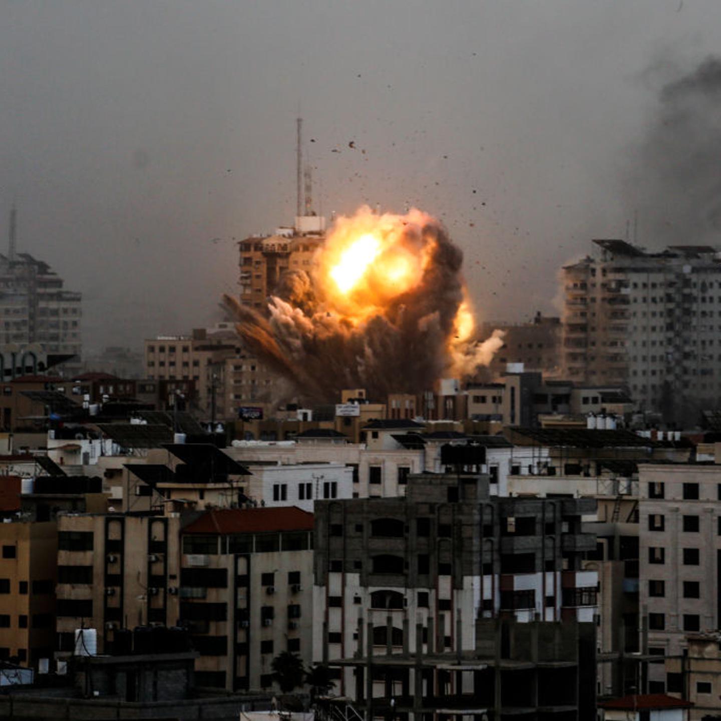 Aftermath Of Israeli Air Strikes In Gaza