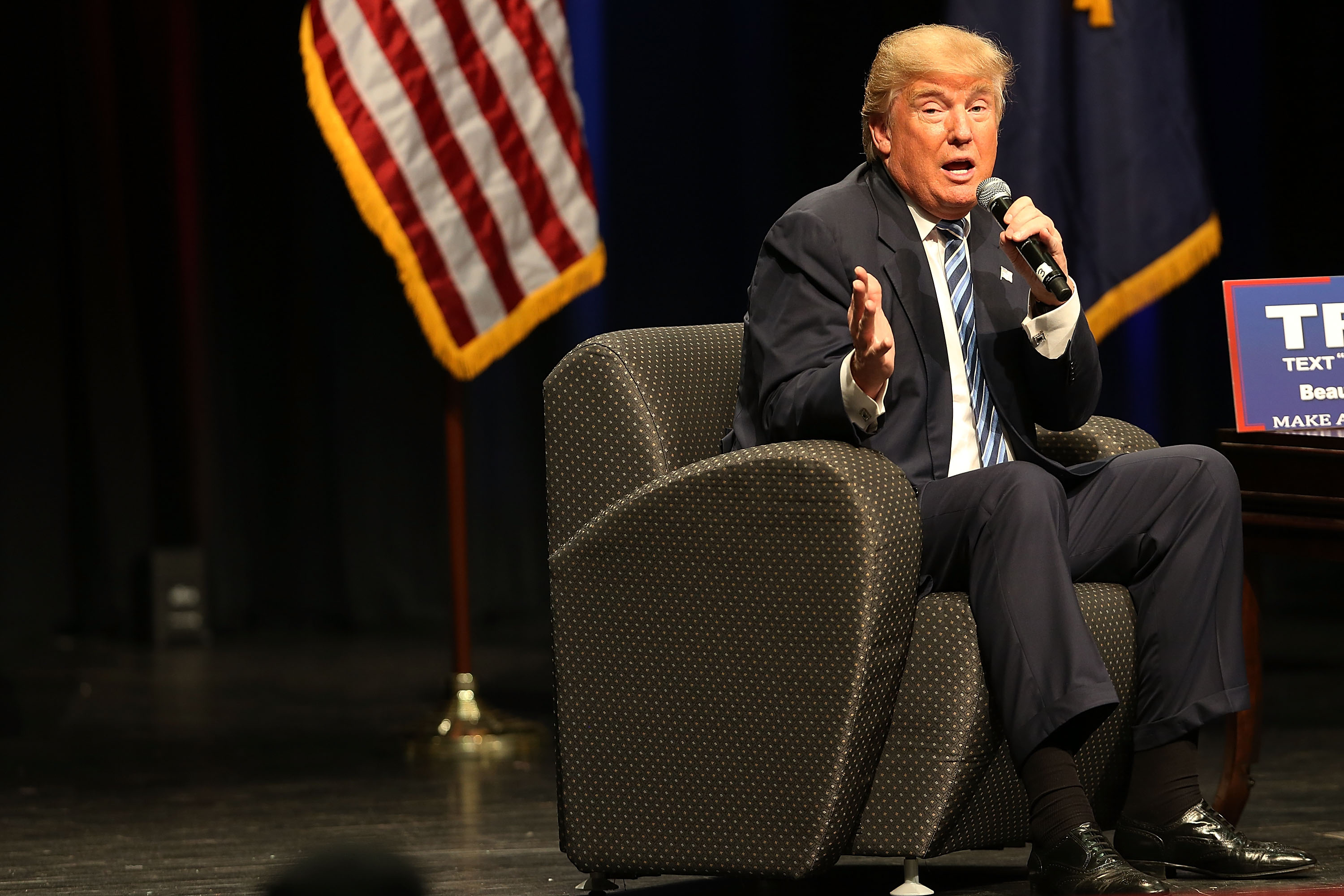 Donald Trump Holds Campaign Rally In Beaufort, South Carolina