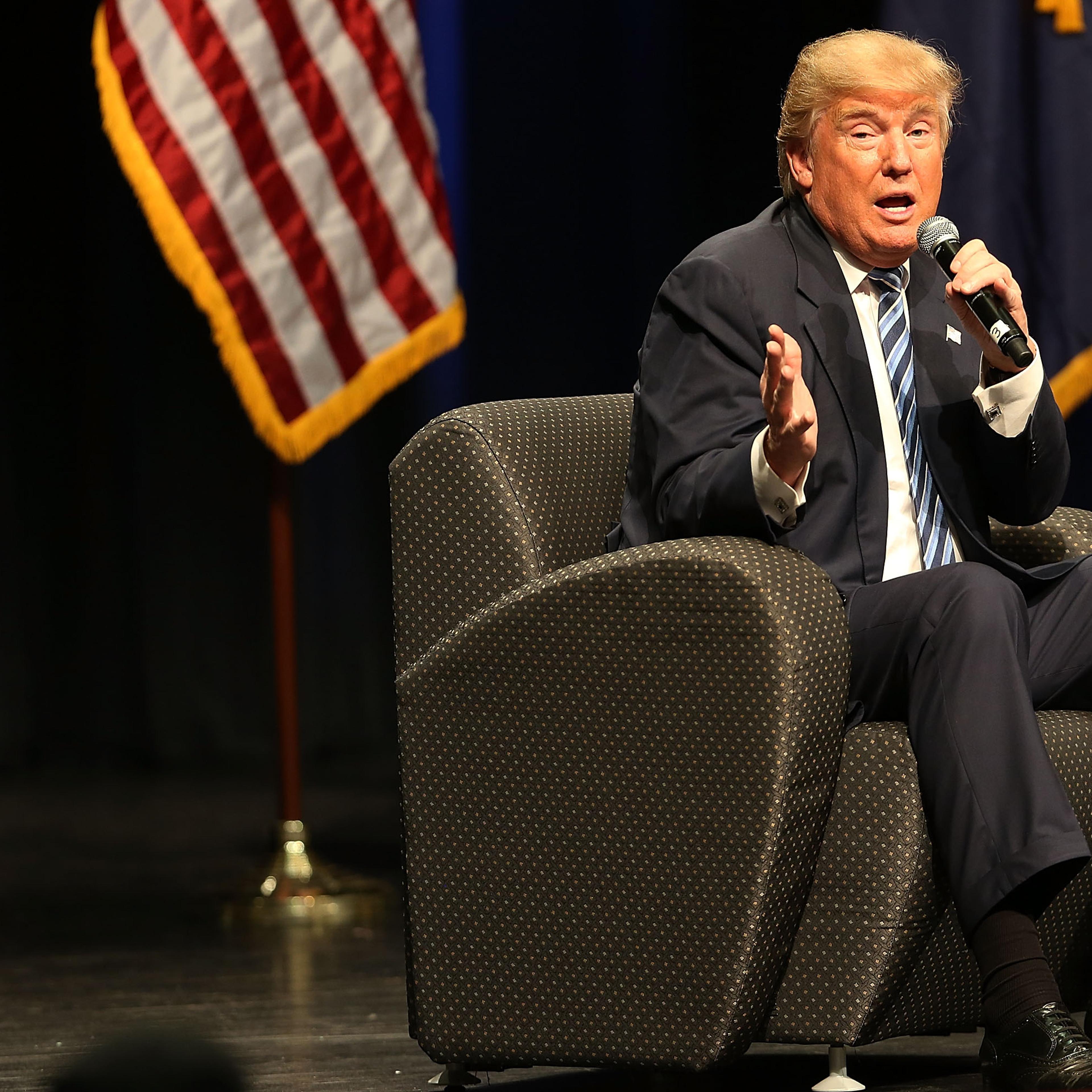Donald Trump Holds Campaign Rally In Beaufort, South Carolina