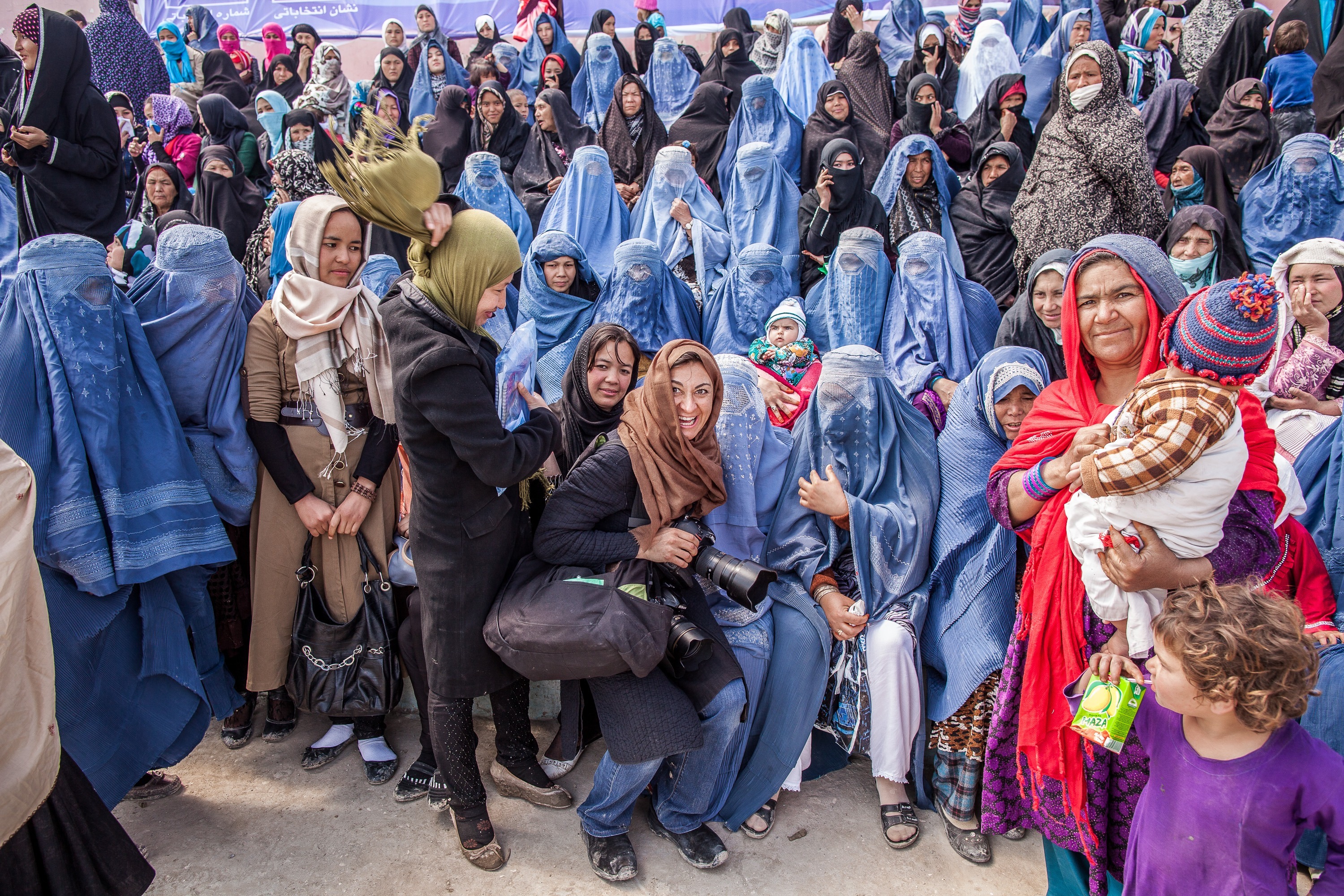 Lynsey Addario in Afghanistan