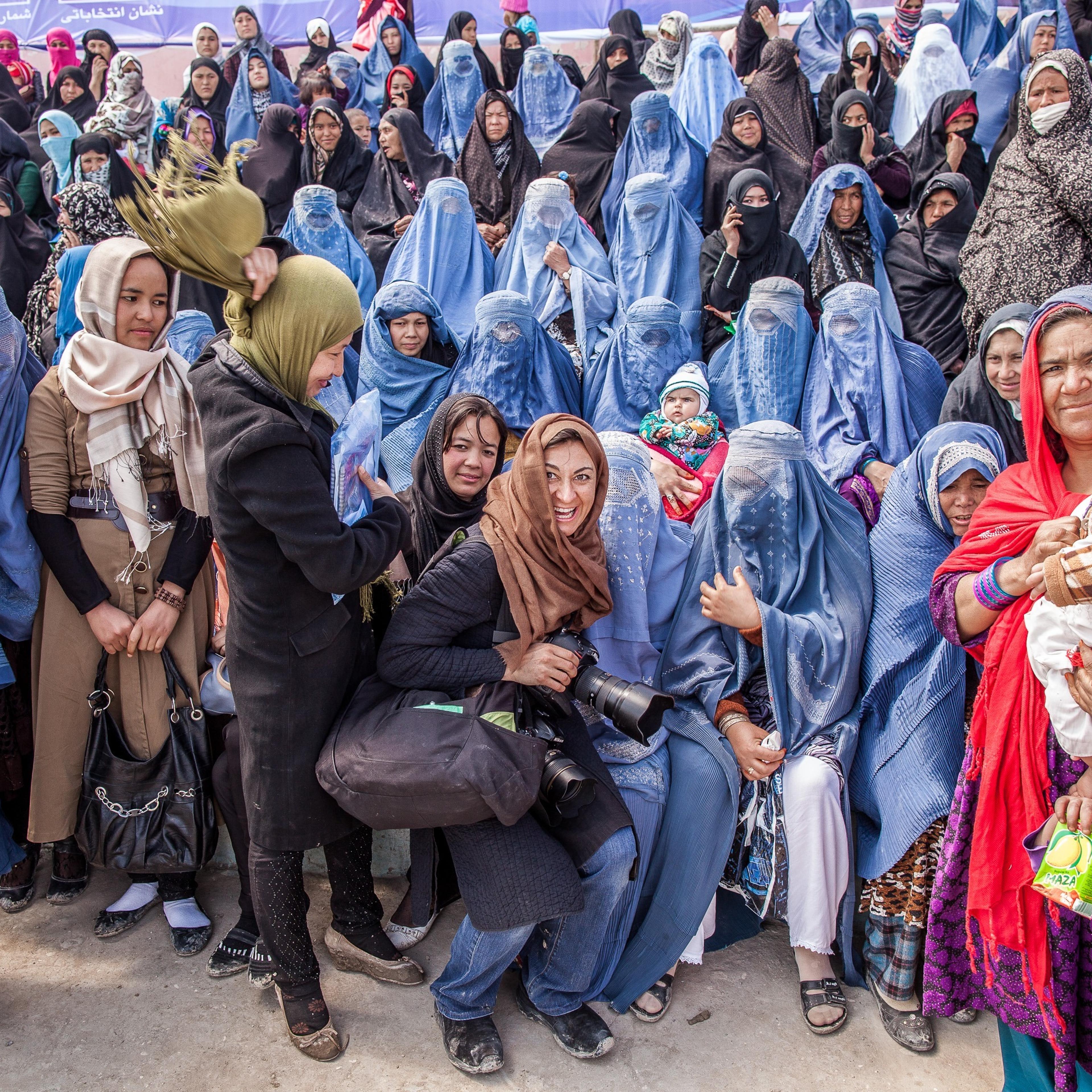 Lynsey Addario in Afghanistan