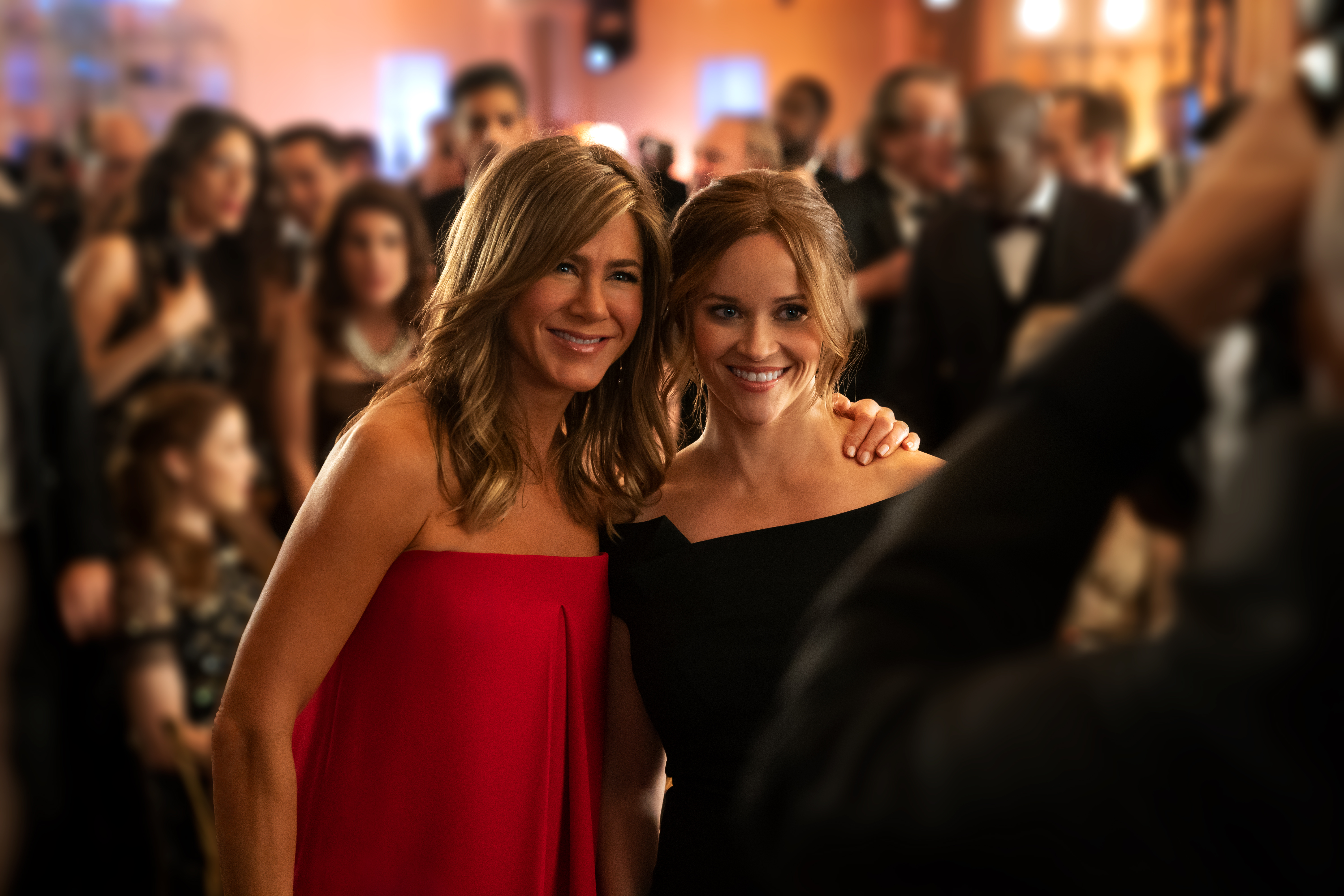 Jennifer Aniston and Reese Witherspoon in <i>The Morning Show</i>