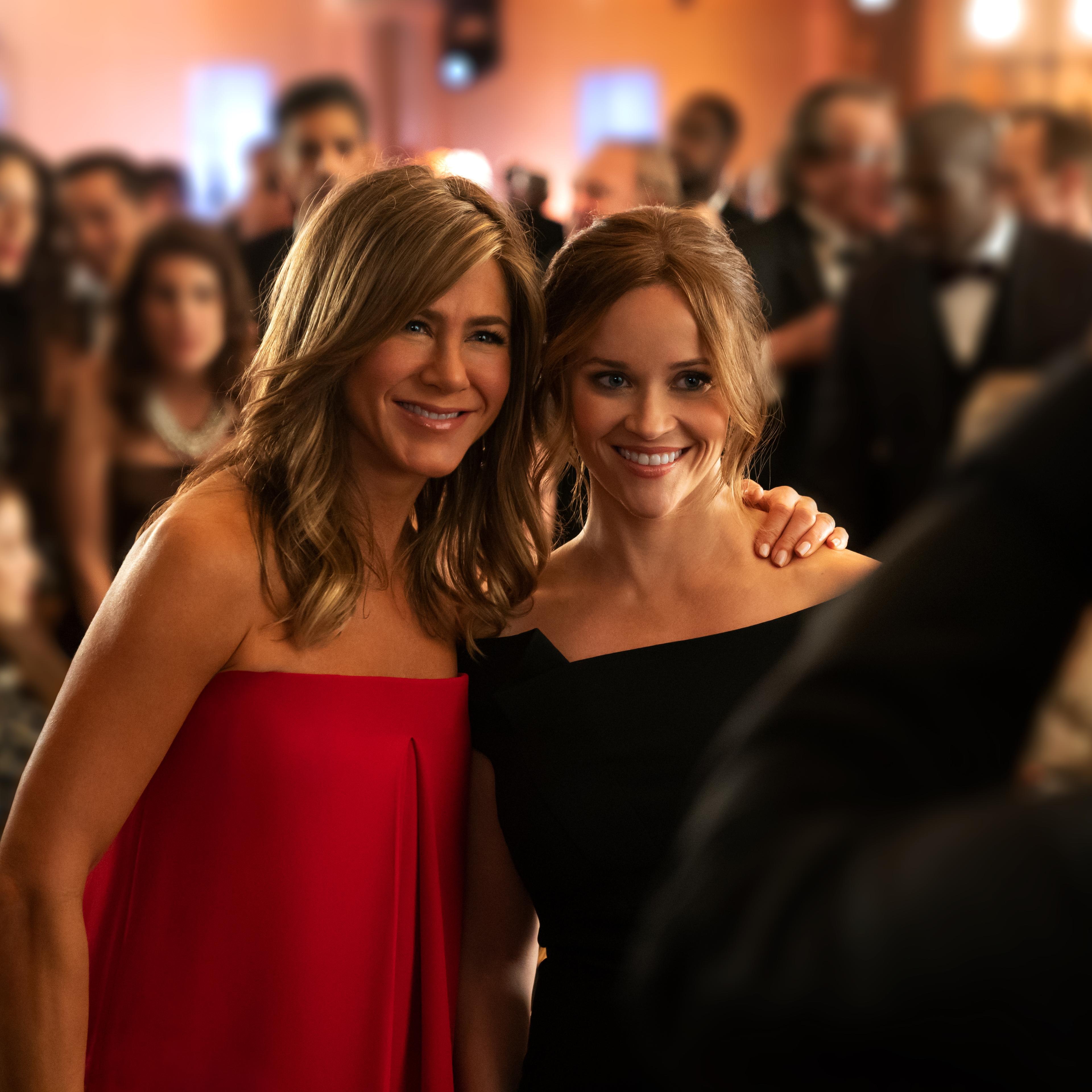 Jennifer Aniston and Reese Witherspoon in <i>The Morning Show</i>