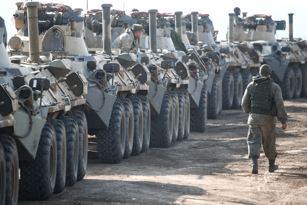 Russia holds amphibious landing exercise in Crimea