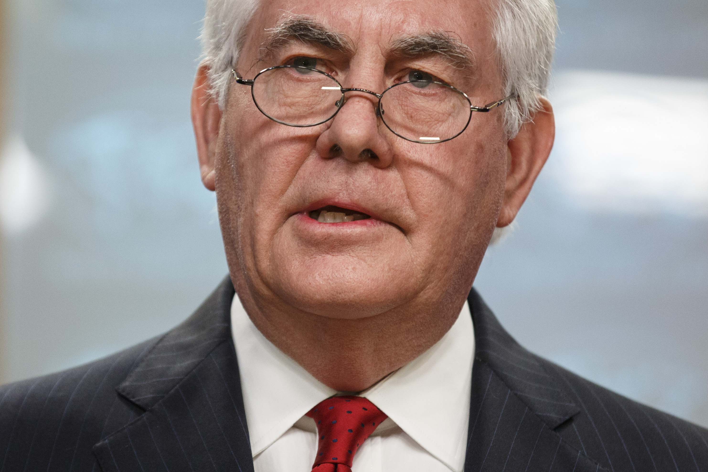 Ousted Secretary Of State Rex Tillerson Delivers Farewell Speech At The State Department