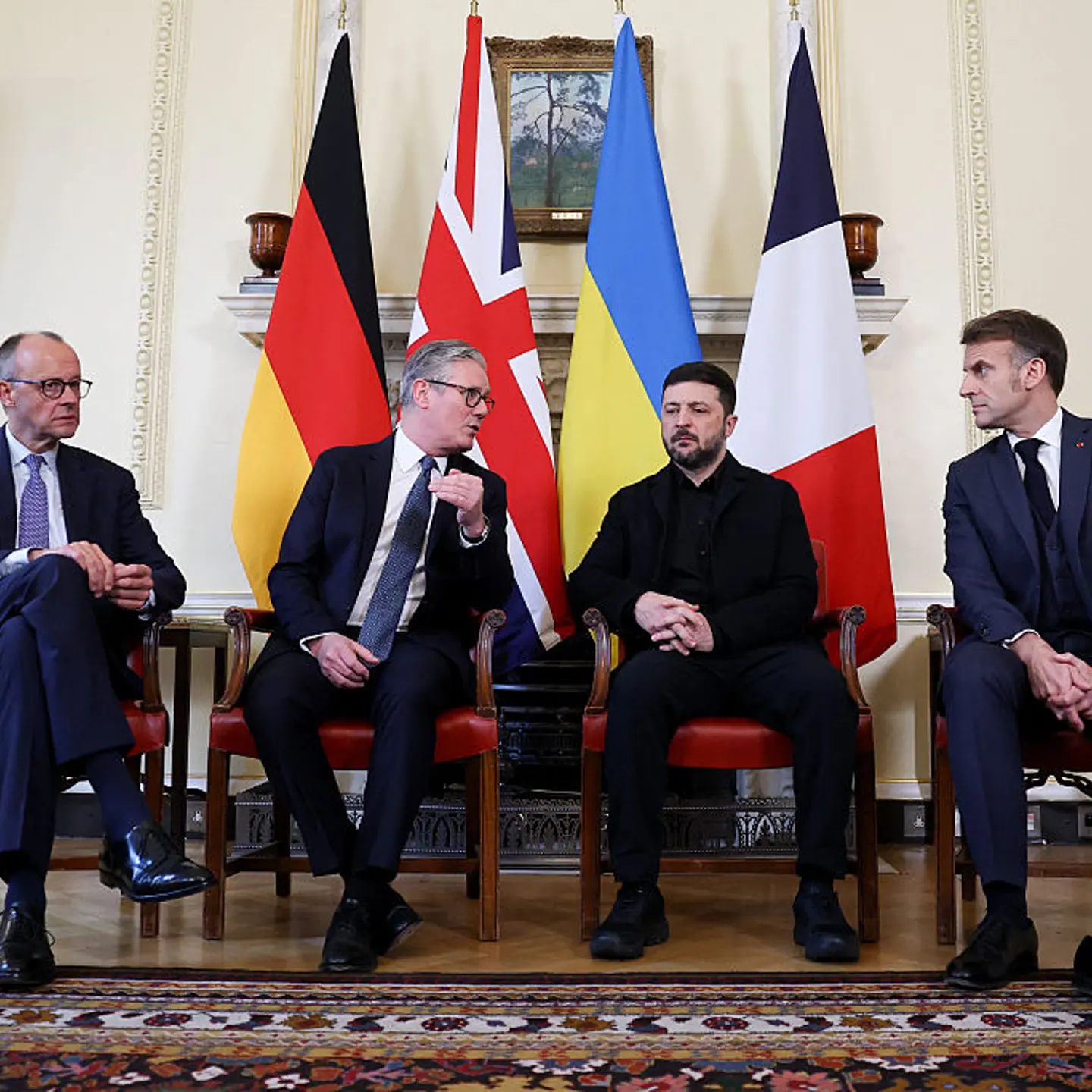 European Leaders Host President Zelenskyy To Discuss US Peace Deal For Ukraine