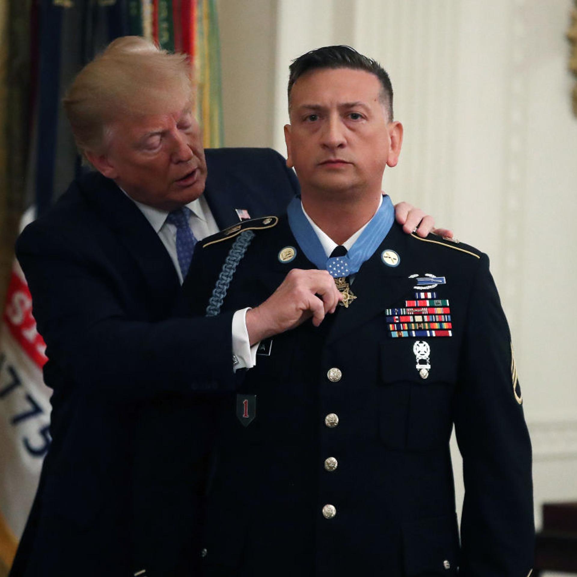 Staff Sergeant David Bellavia Receives Medal Of Honor For Heroic Actions In Iraq