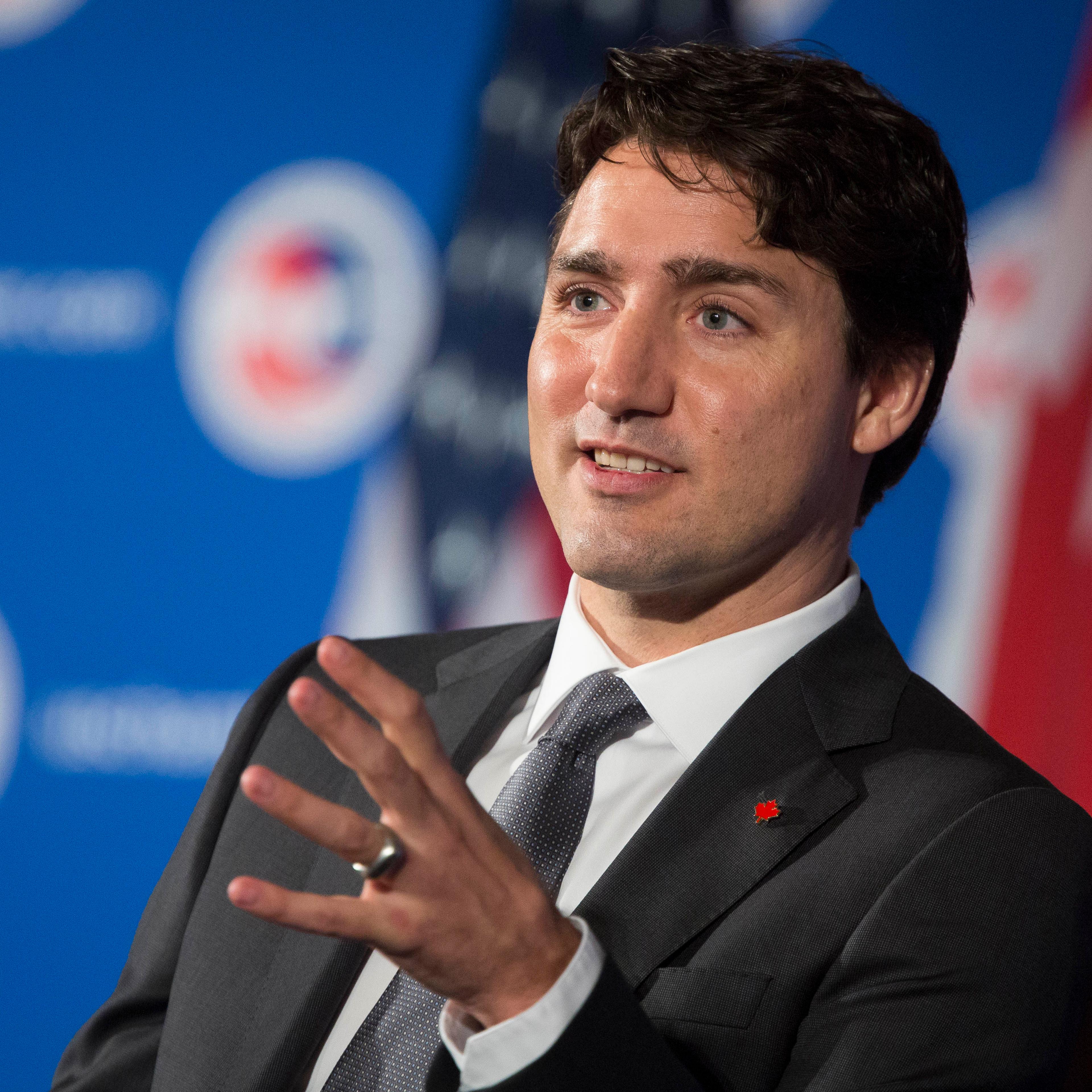 Canadian PM Trudeau Speaks At U.S. Chamber Of Commerce