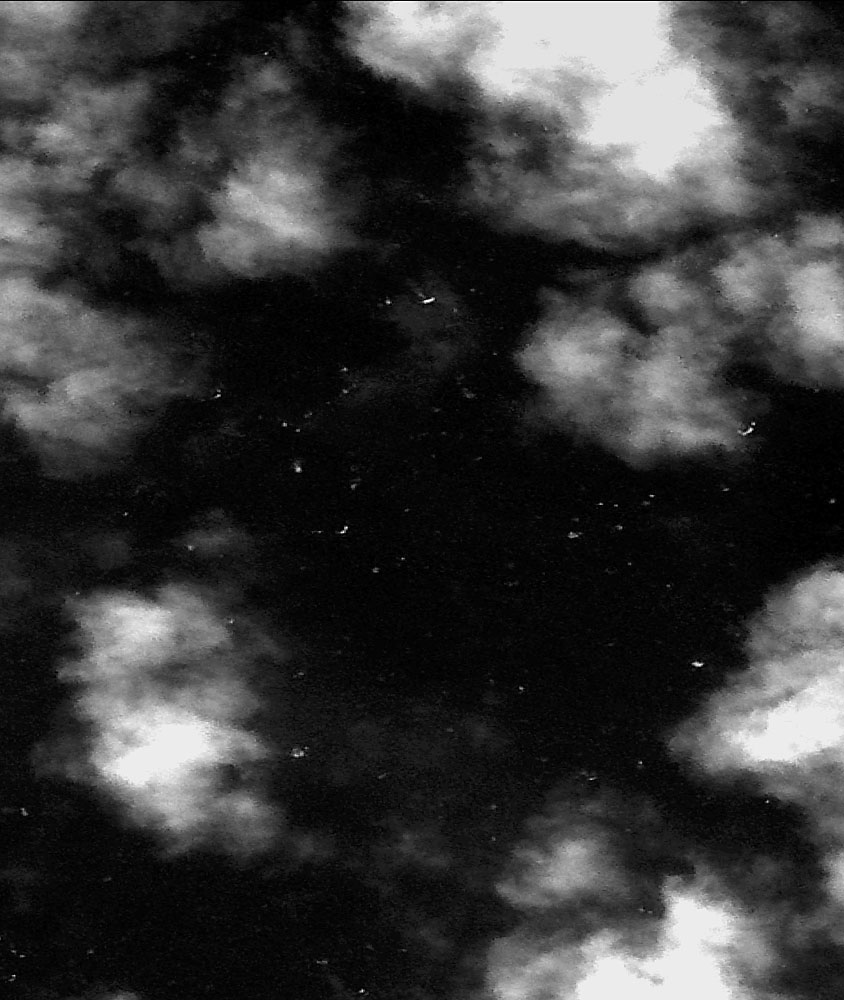 This handout picture taken on March 24, 2014 by Thailand's only earth observation satellite and released on March 27, 2014 by the Geo-Informatics and Space Technology Development Agency of Thailand's Ministry of Science and technology shows floating obje